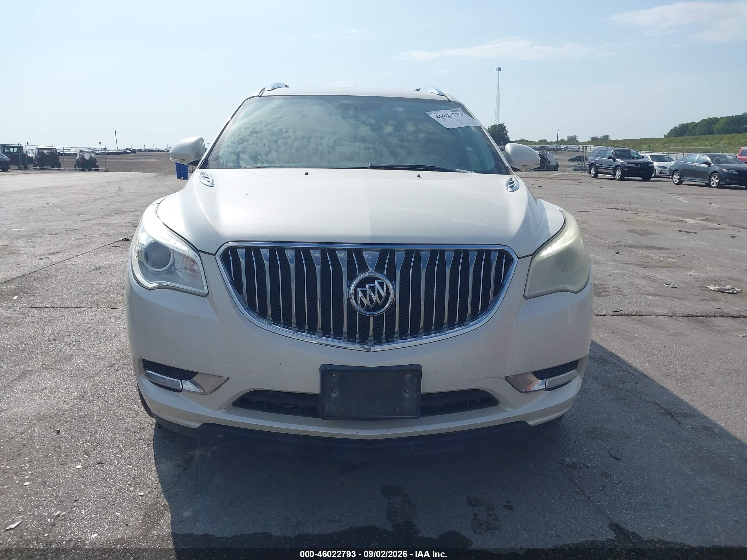 2014 Buick Enclave Leather White vin: 5GAKVBKD0EJ239198