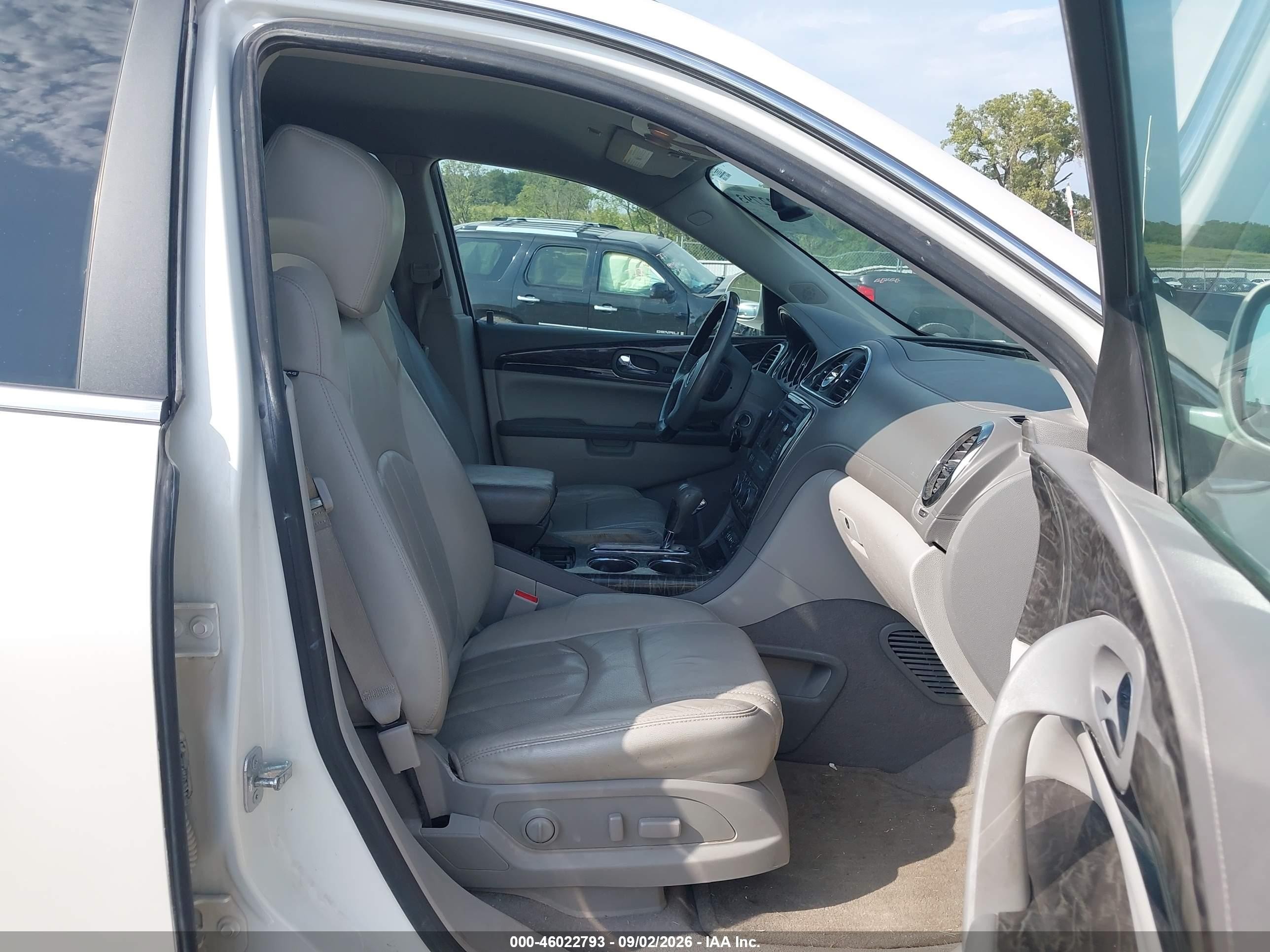 2014 Buick Enclave Leather White vin: 5GAKVBKD0EJ239198