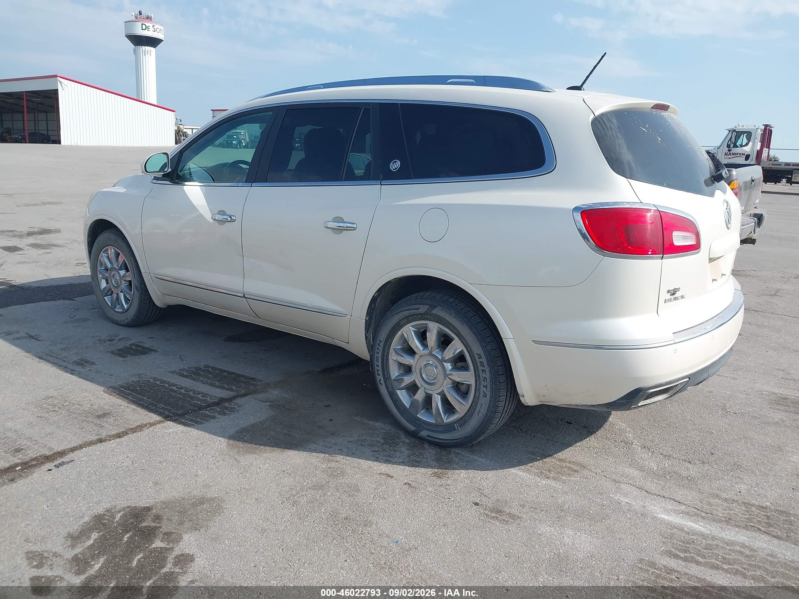 2014 Buick Enclave Leather White vin: 5GAKVBKD0EJ239198