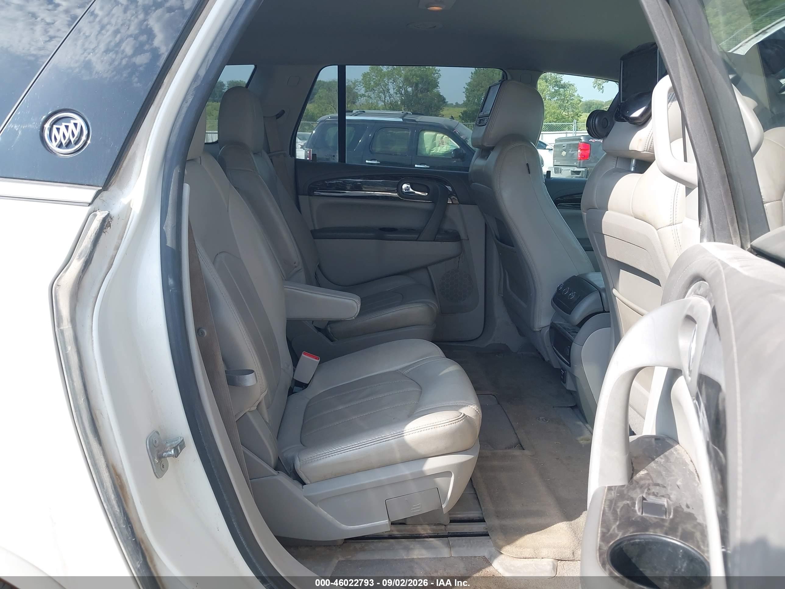 2014 Buick Enclave Leather White vin: 5GAKVBKD0EJ239198