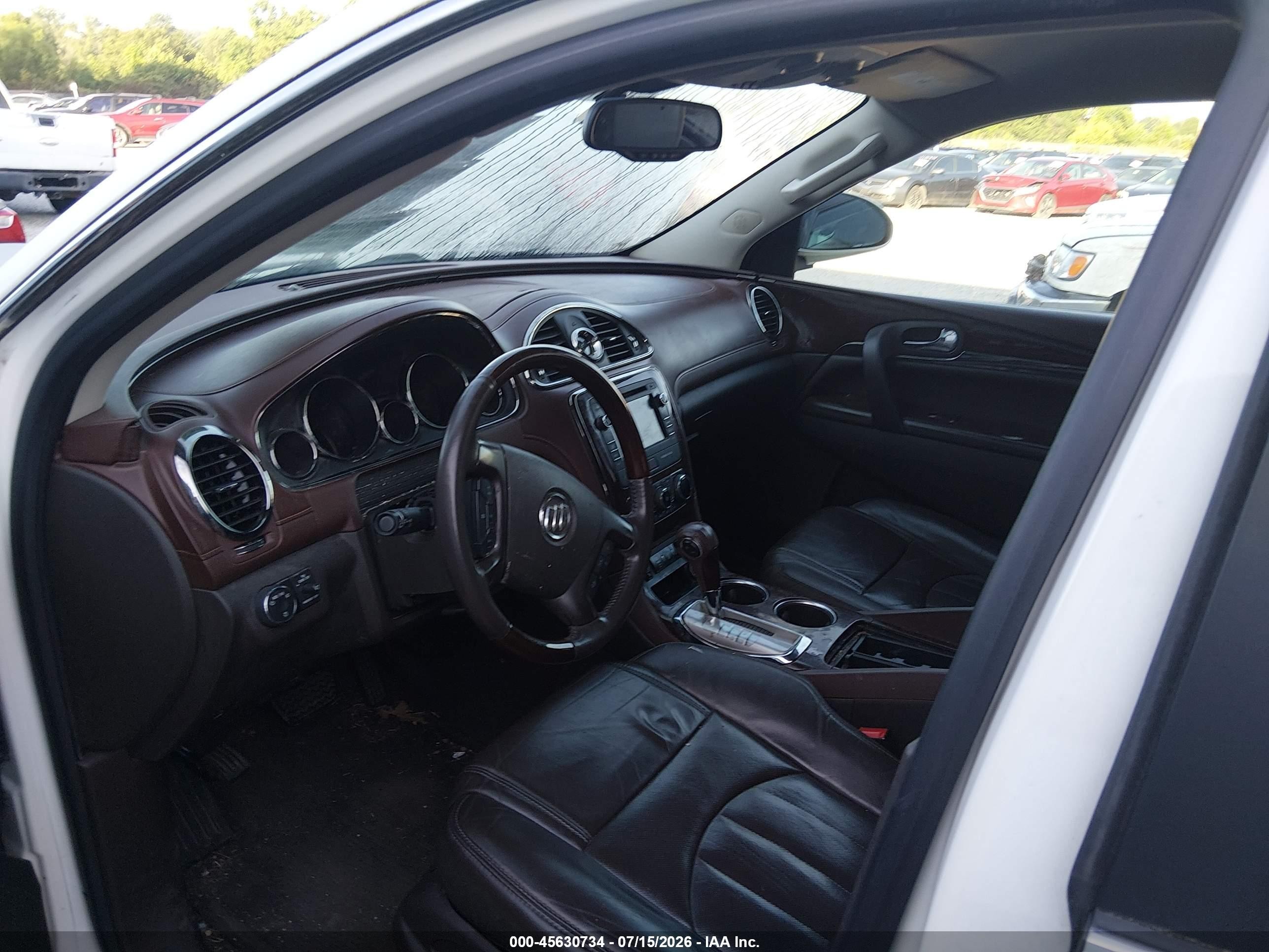 2014 Buick Enclave Leather White vin: 5GAKVBKD0EJ250315