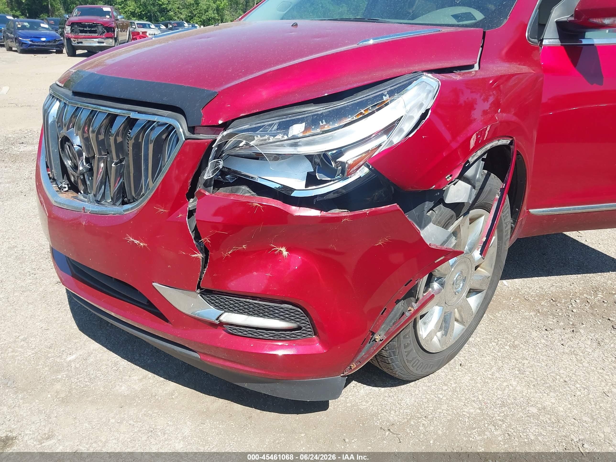 2014 Buick Enclave Leather Red vin: 5GAKVBKD0EJ297876