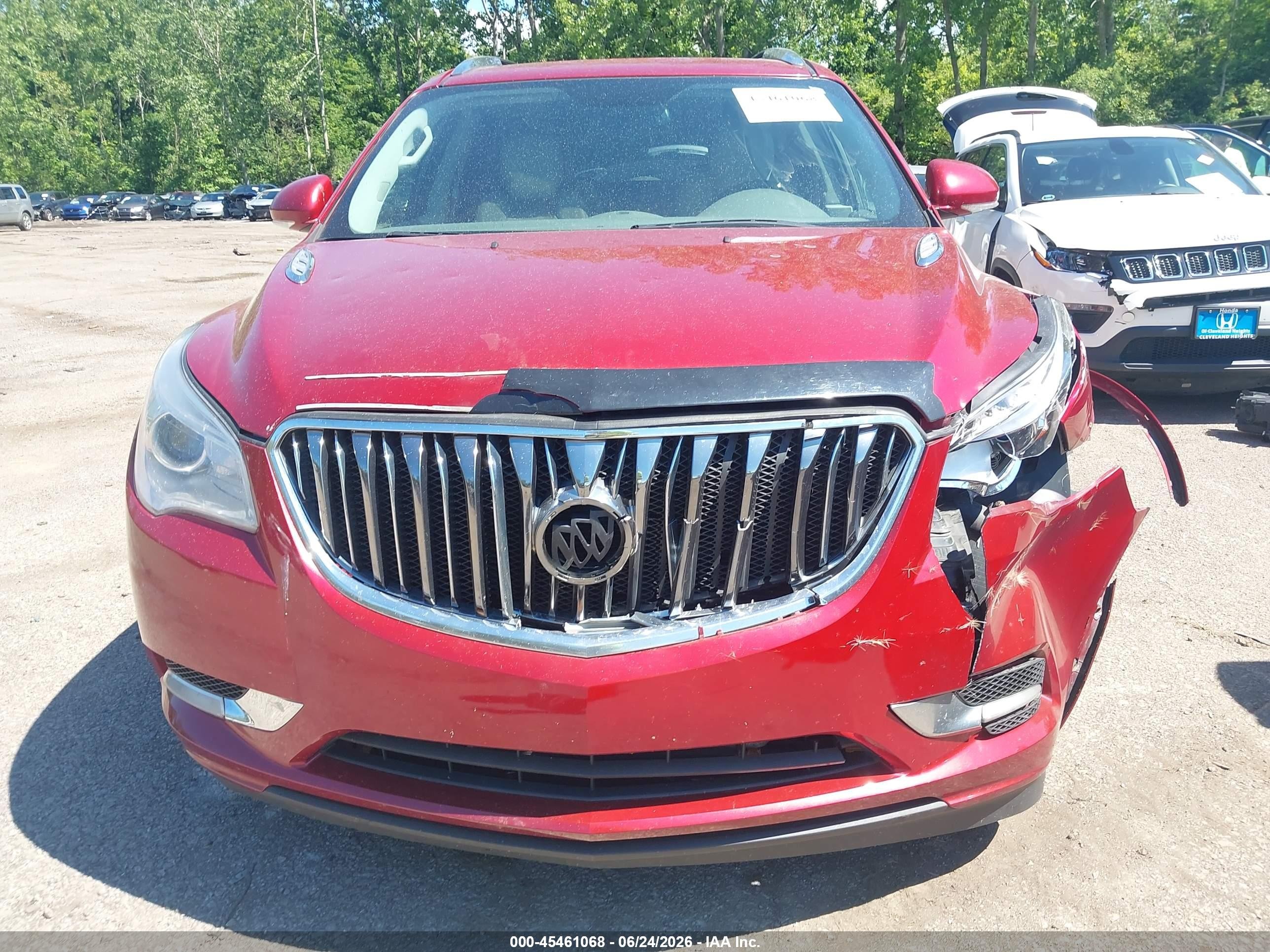 2014 Buick Enclave Leather Red vin: 5GAKVBKD0EJ297876
