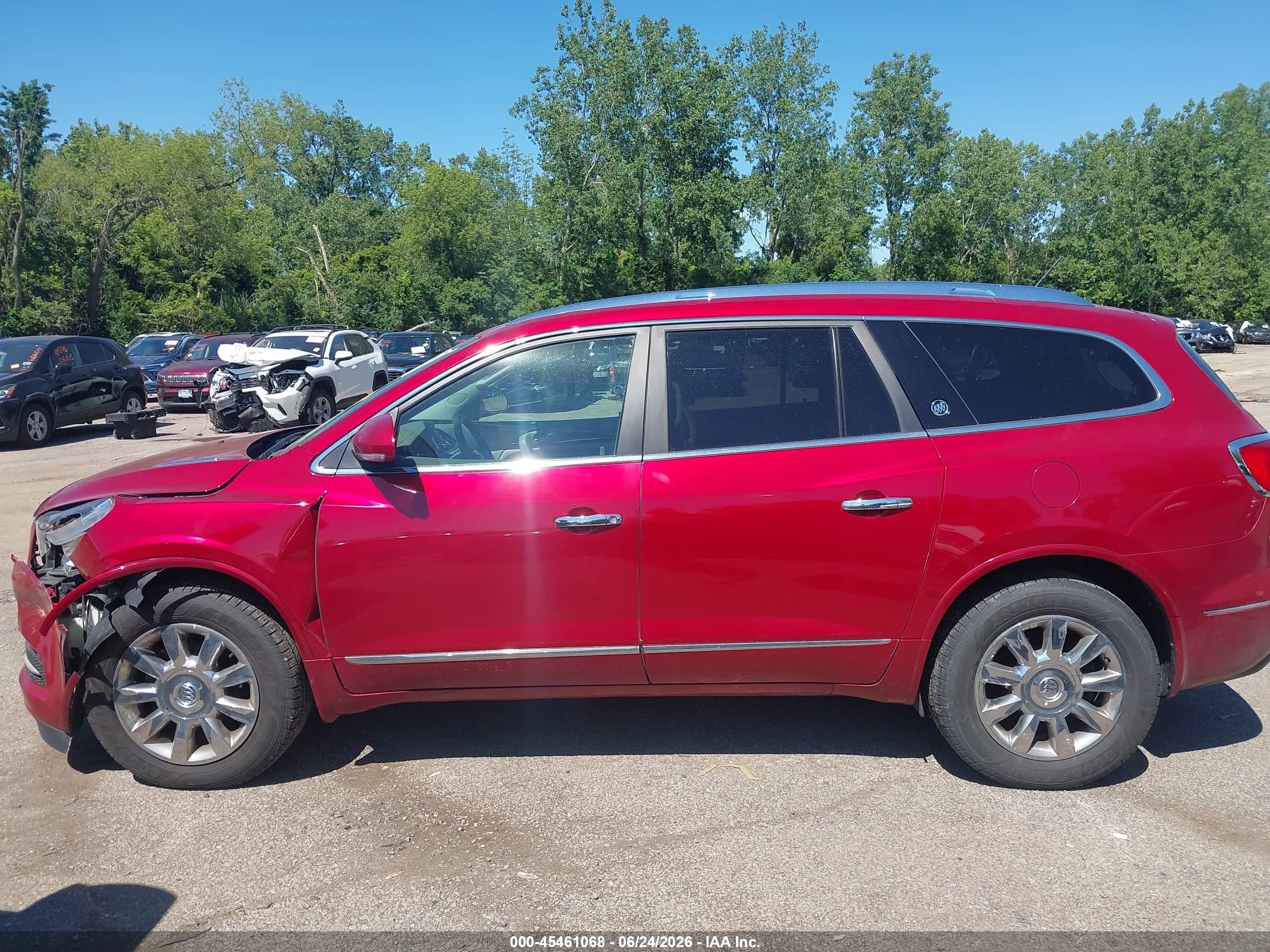 2014 Buick Enclave Leather Red vin: 5GAKVBKD0EJ297876