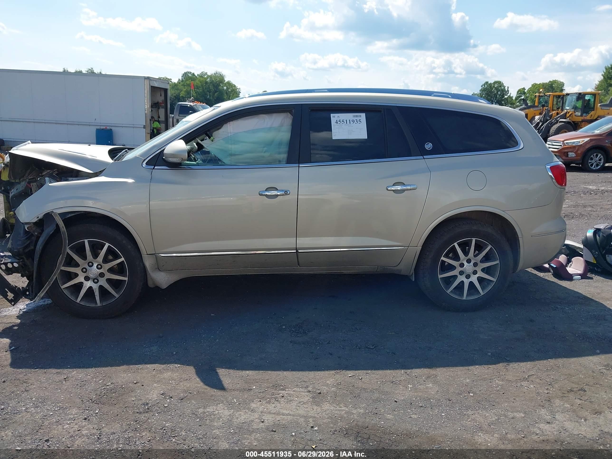2015 Buick Enclave Leather Beige vin: 5GAKVBKD0FJ132489
