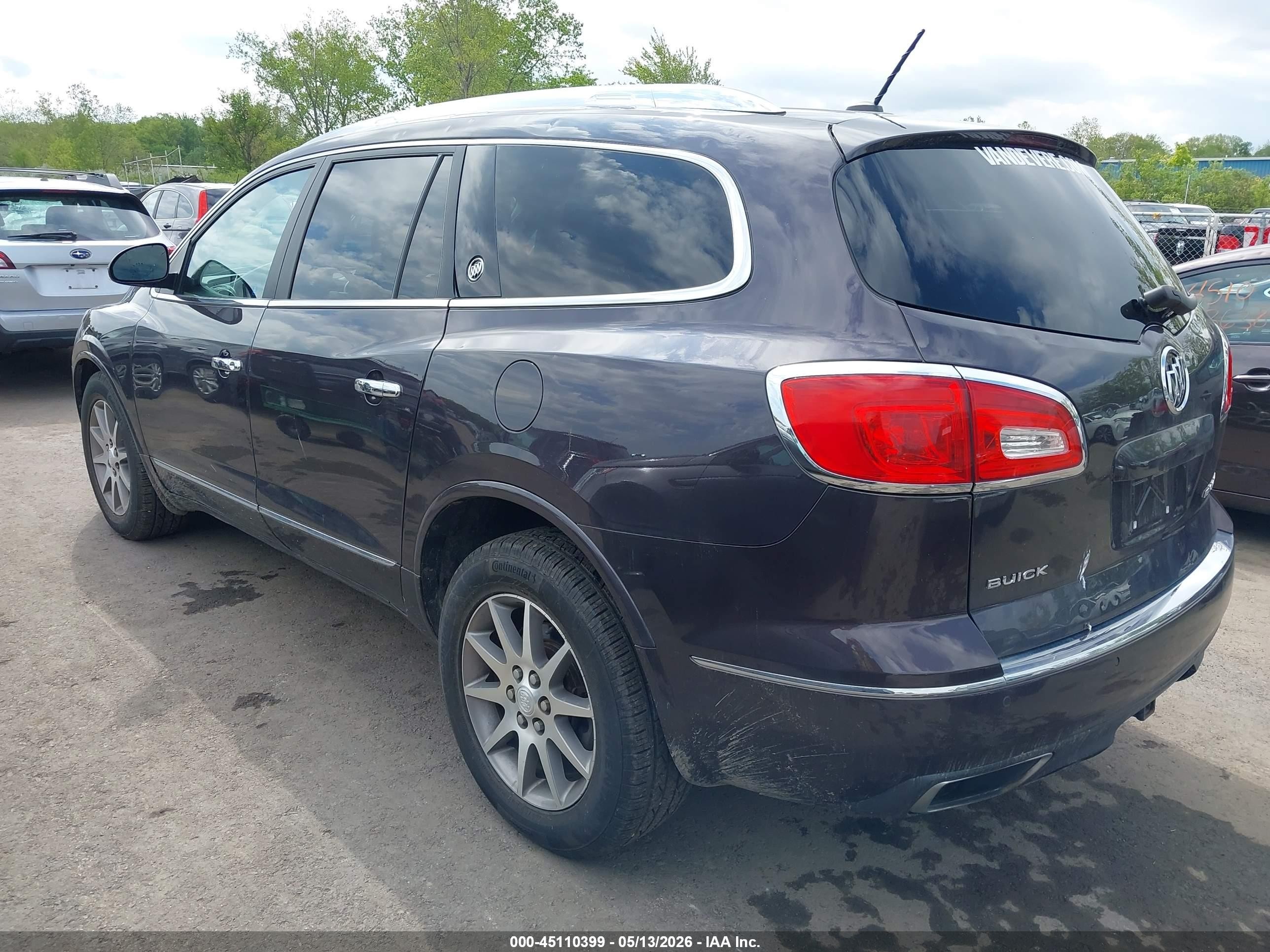 2015 Buick Enclave Leather Gray vin: 5GAKVBKD0FJ177769