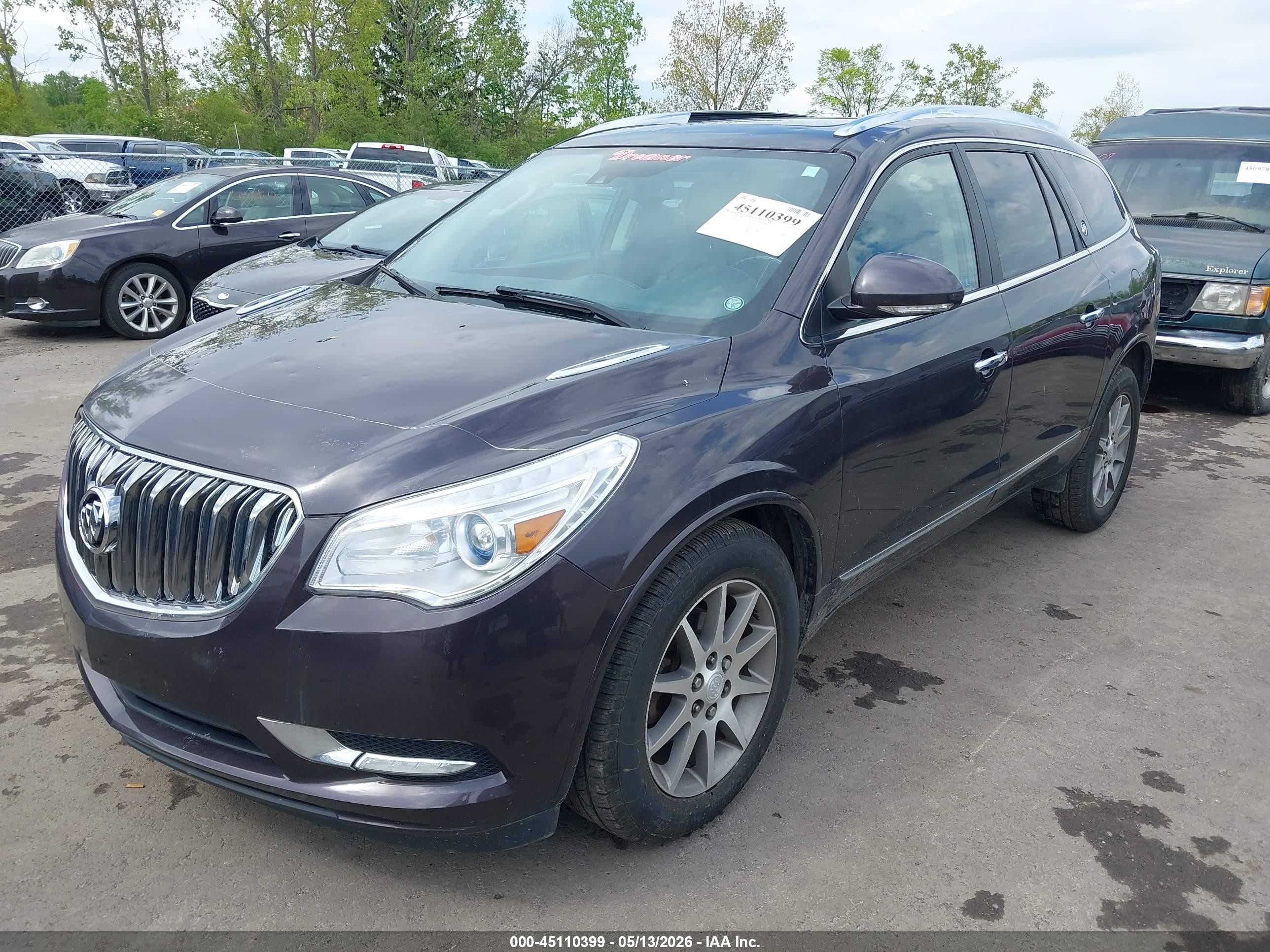 2015 Buick Enclave Leather Gray vin: 5GAKVBKD0FJ177769