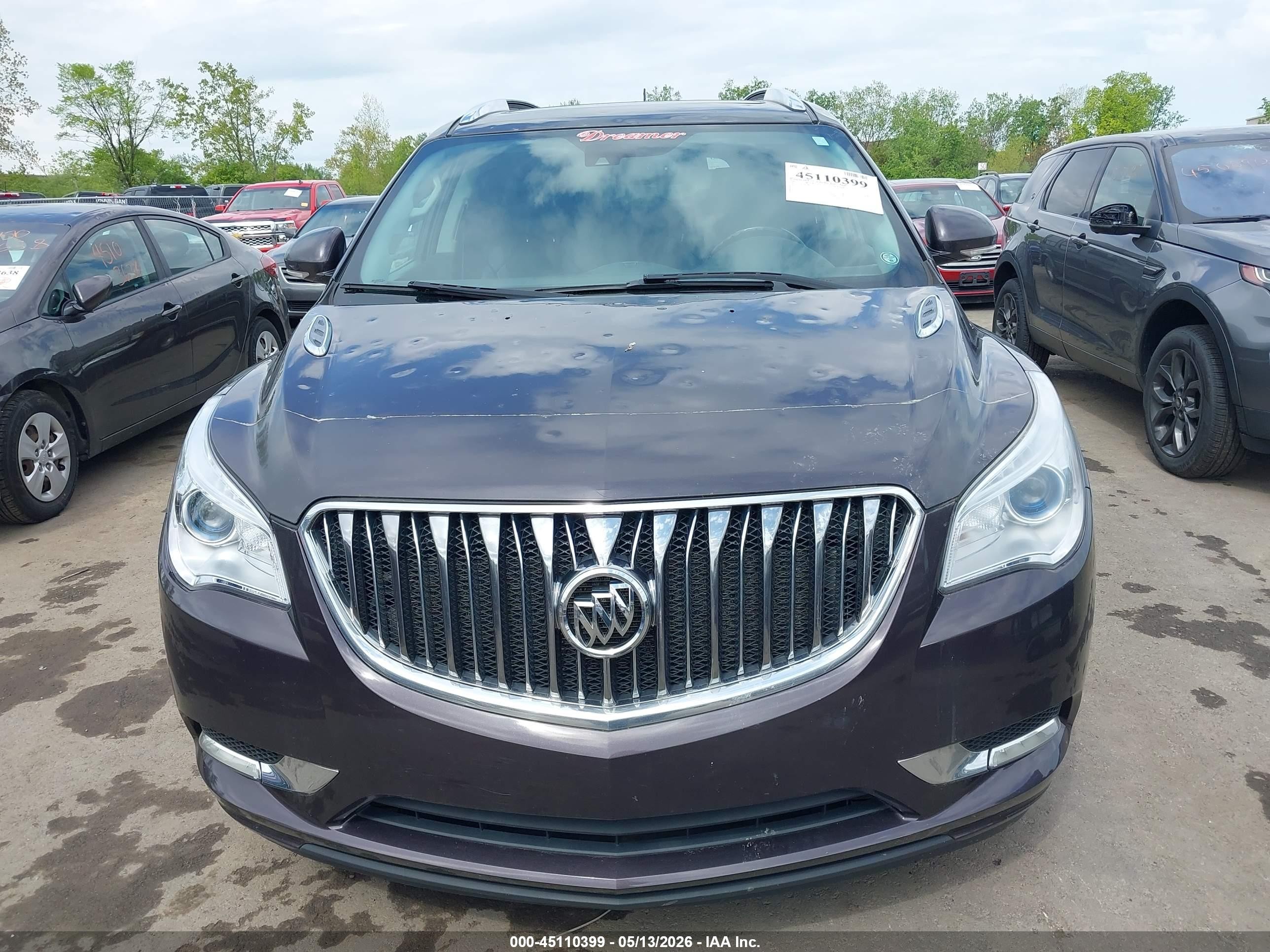 2015 Buick Enclave Leather Gray vin: 5GAKVBKD0FJ177769