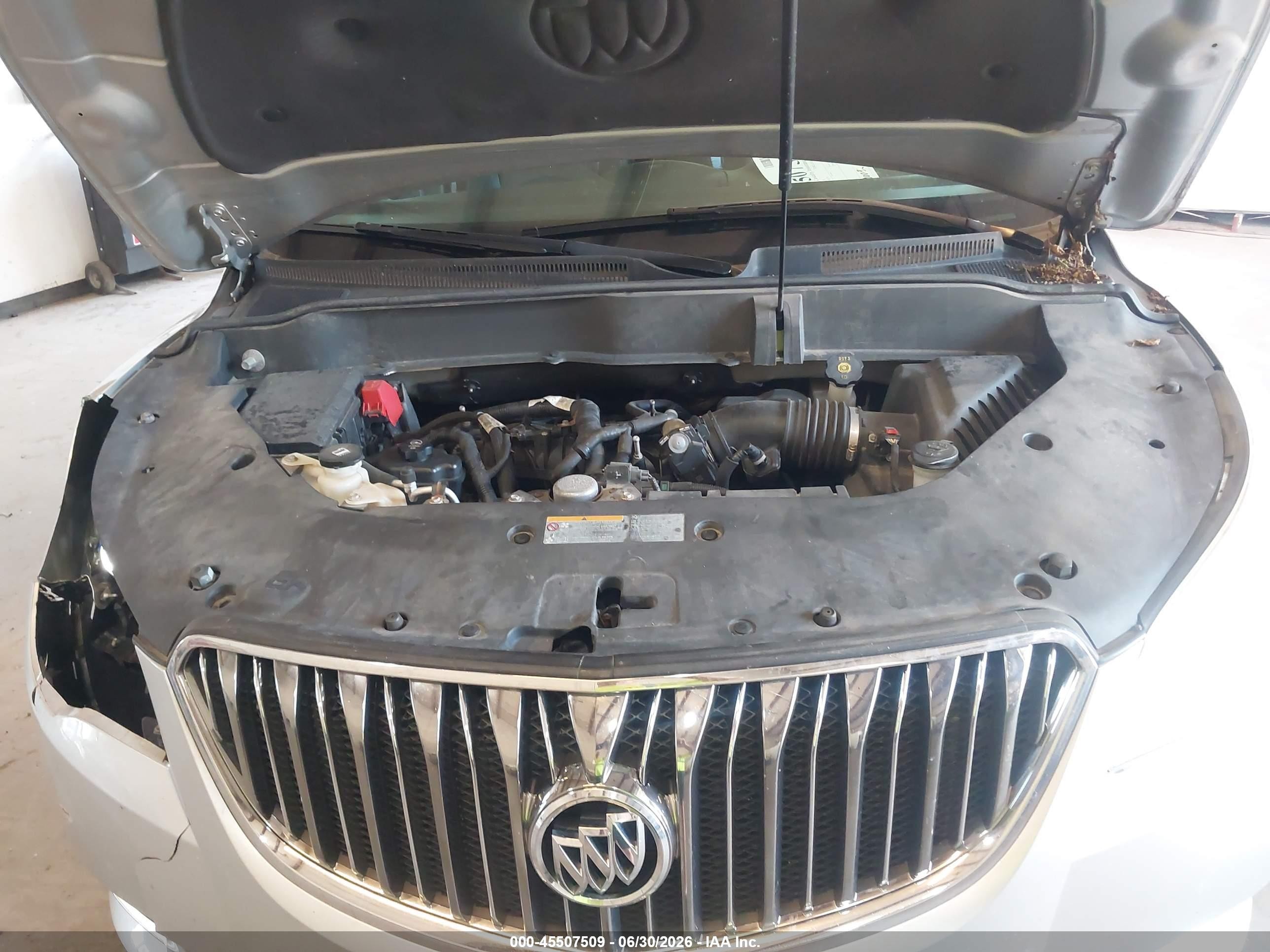 2015 Buick Enclave Leather Silver vin: 5GAKVBKD0FJ380239