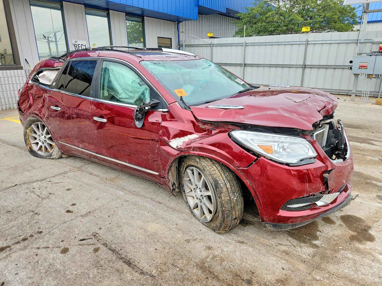 2016 Buick Enclave Бордовый vin: 5GAKVBKD0GJ339384