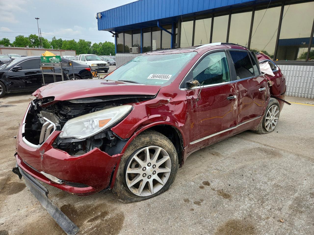 2016 Buick Enclave Бордовый vin: 5GAKVBKD0GJ339384