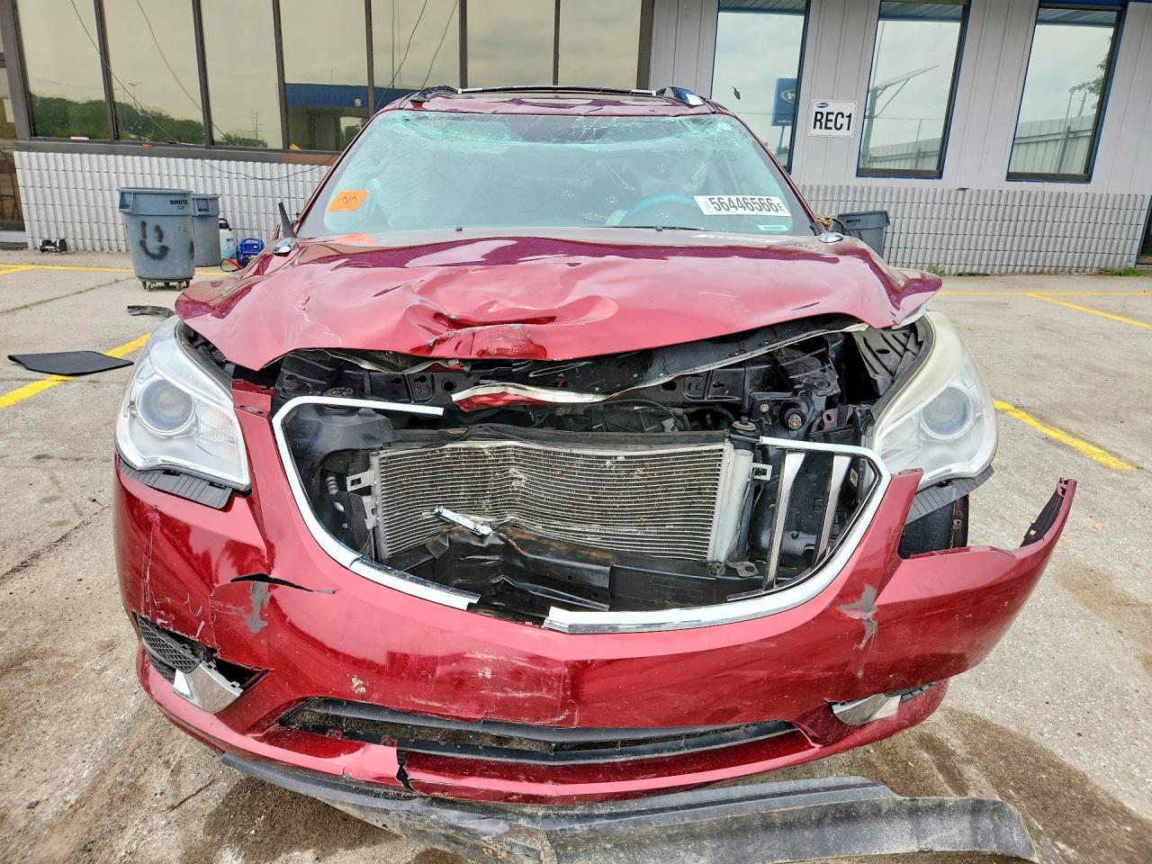 2016 Buick Enclave Бордовый vin: 5GAKVBKD0GJ339384