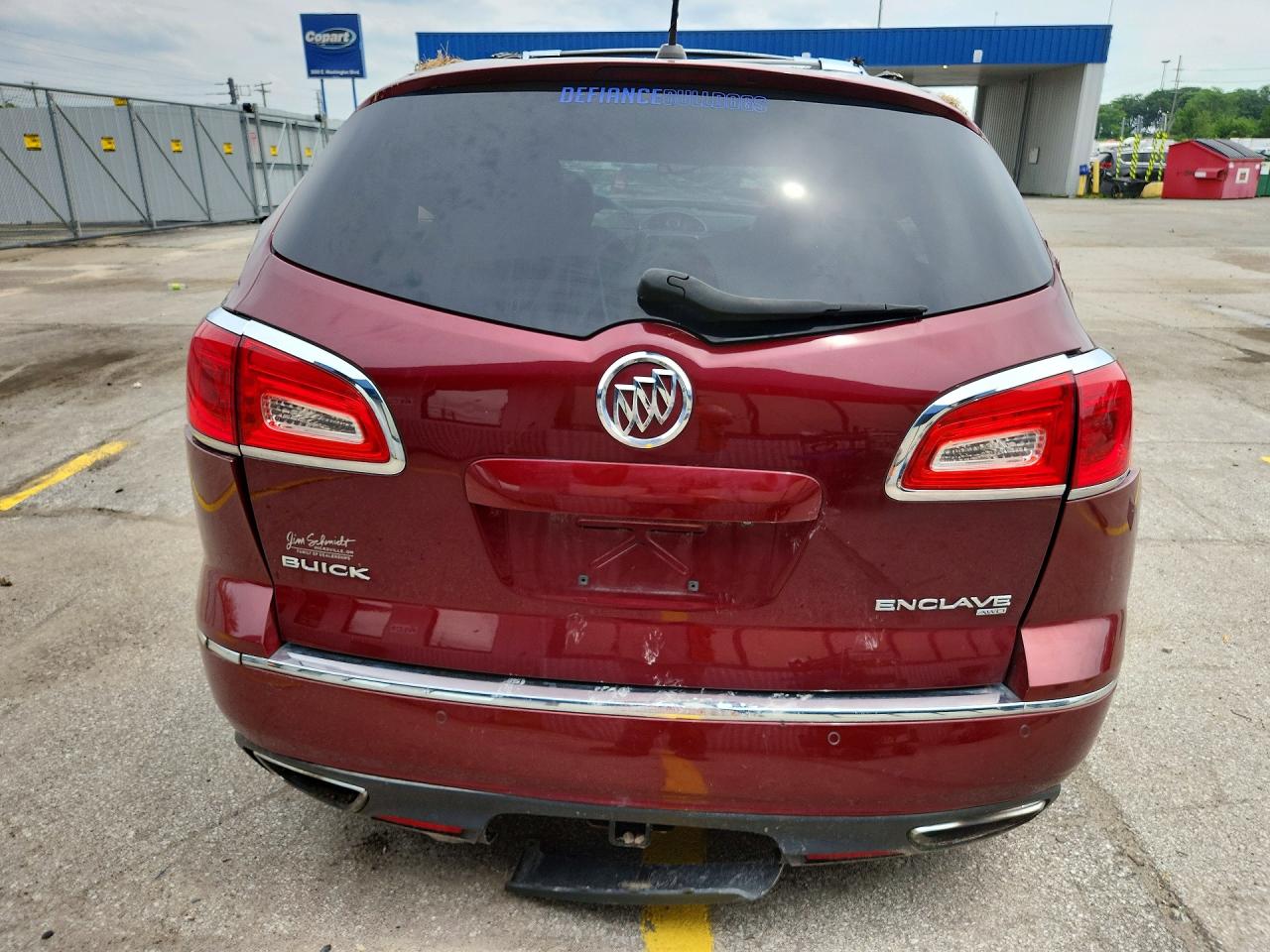 2016 Buick Enclave Бордовый vin: 5GAKVBKD0GJ339384