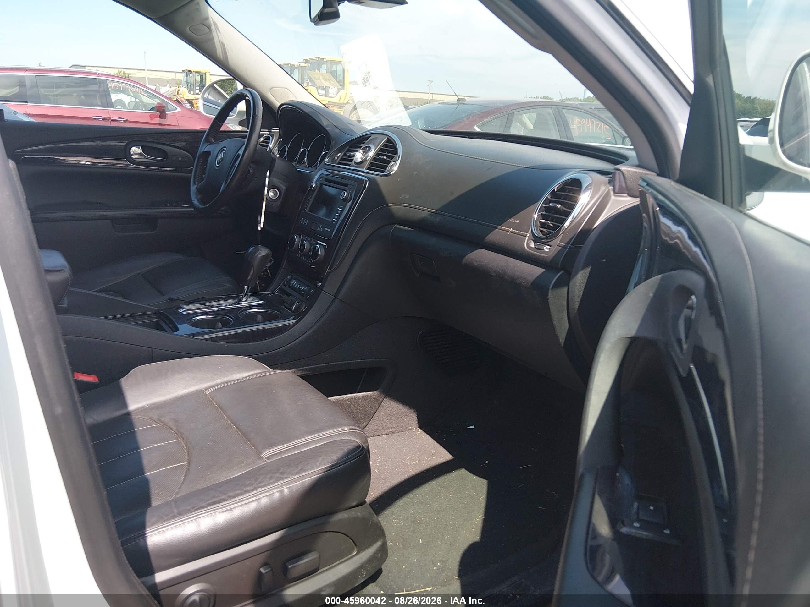 2017 Buick Enclave Leather White vin: 5GAKVBKD0HJ298868
