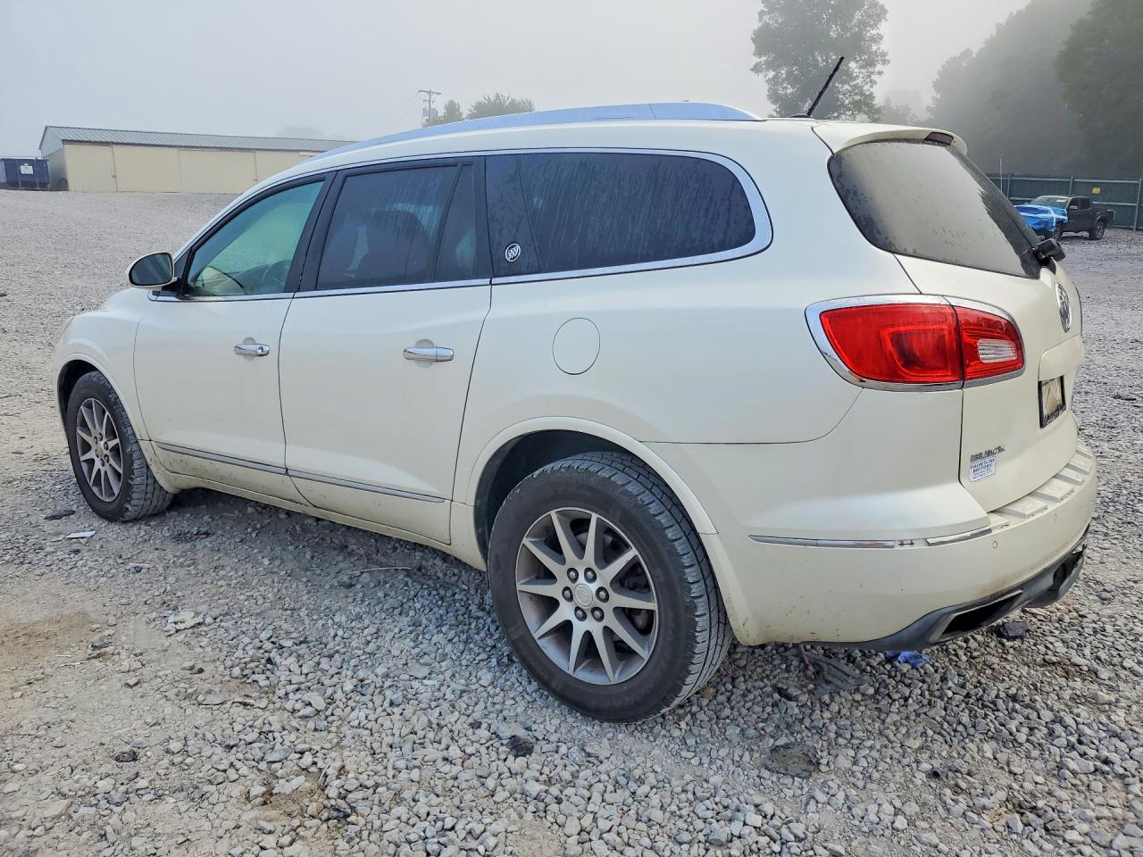 2014 Buick Enclave White vin: 5GAKVBKD1EJ242210