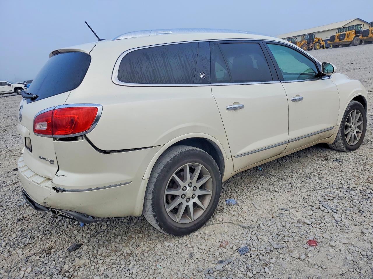 2014 Buick Enclave White vin: 5GAKVBKD1EJ242210