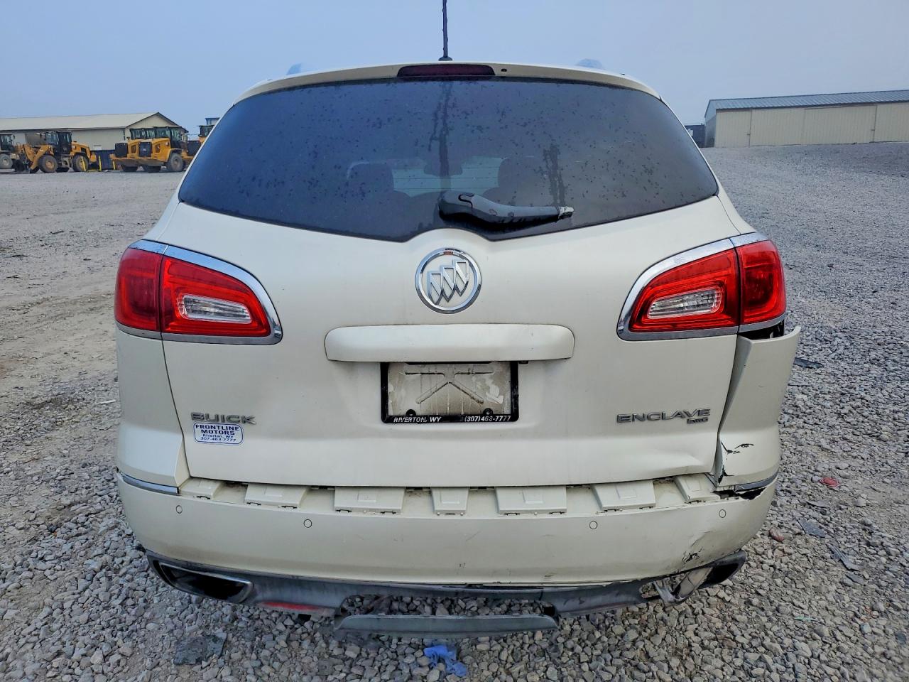 2014 Buick Enclave White vin: 5GAKVBKD1EJ242210