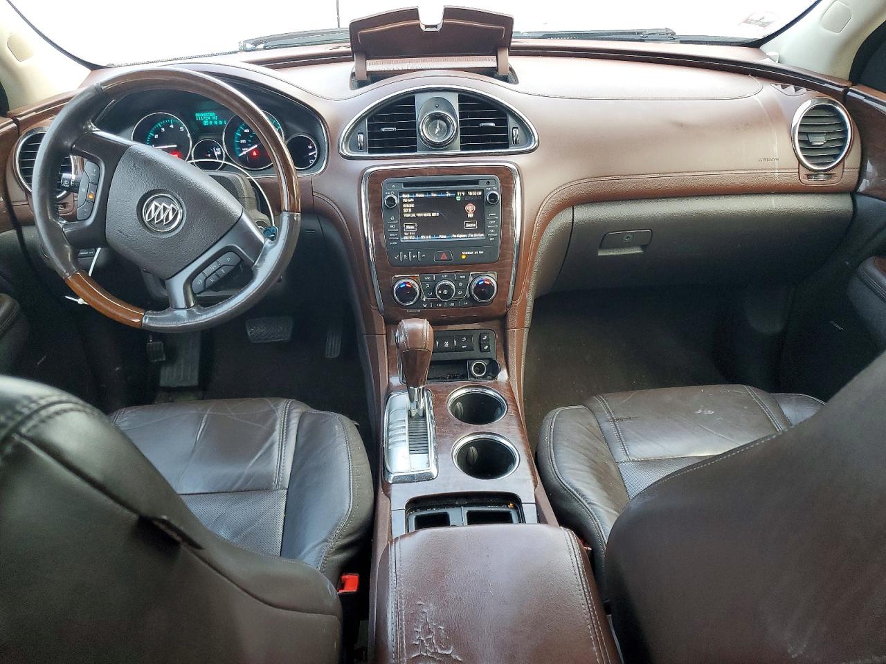 2014 Buick Enclave White vin: 5GAKVBKD1EJ242210