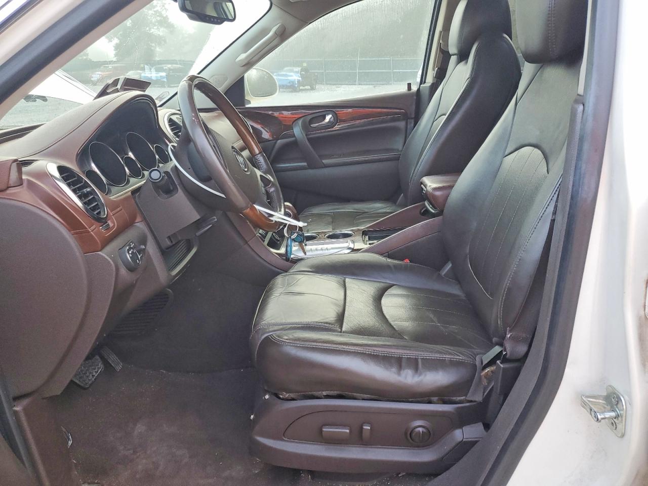 2014 Buick Enclave White vin: 5GAKVBKD1EJ242210