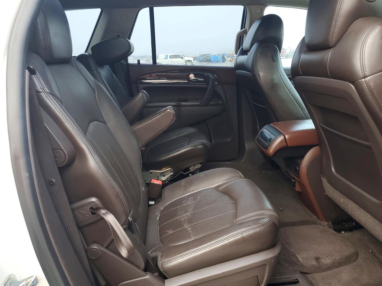 2014 Buick Enclave White vin: 5GAKVBKD1EJ242210