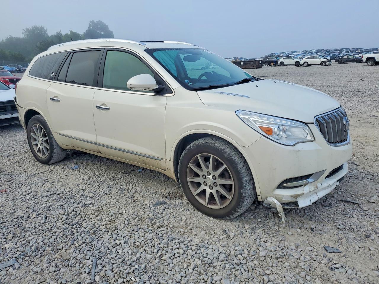 2014 Buick Enclave White vin: 5GAKVBKD1EJ242210
