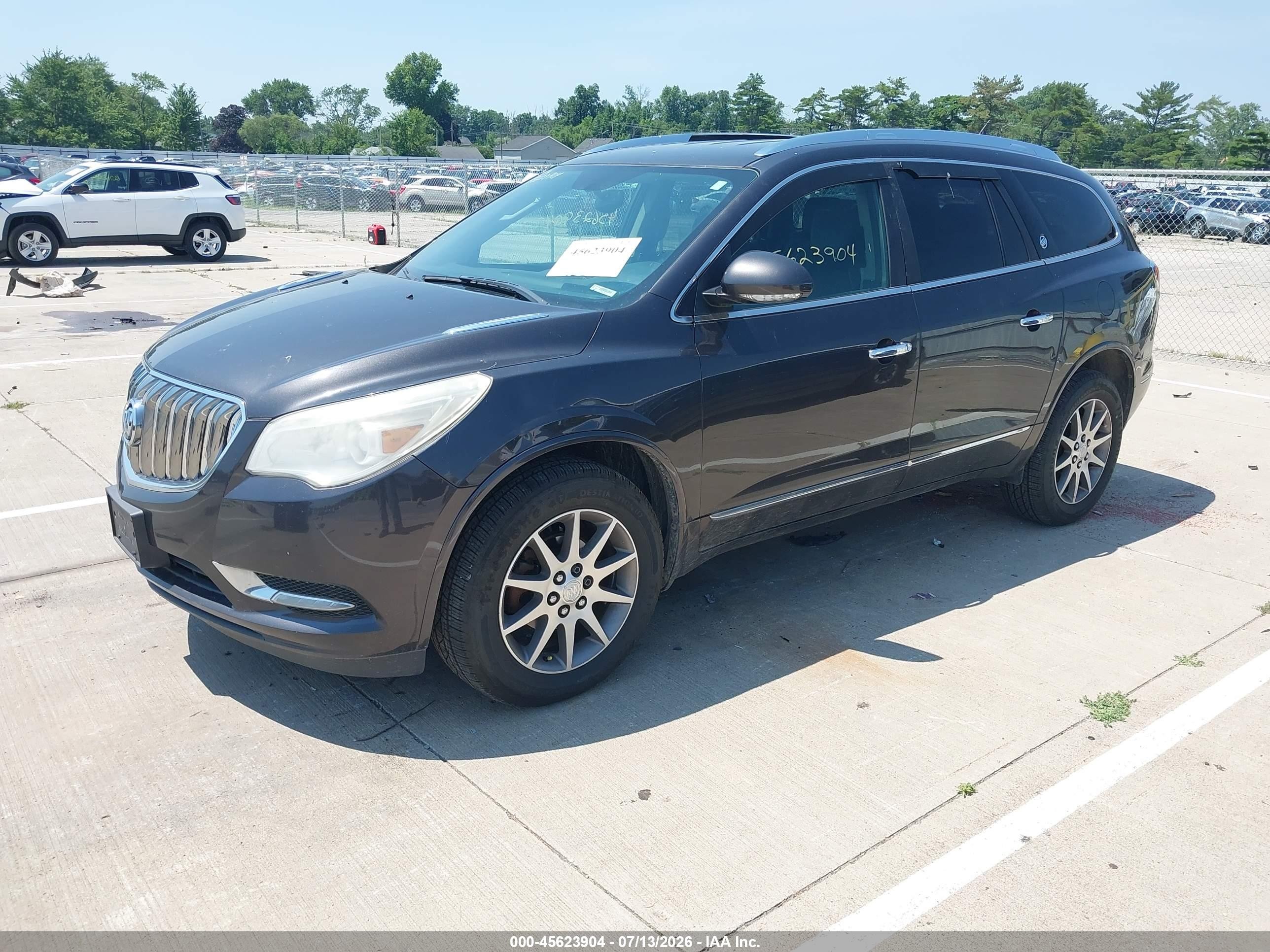 2015 Buick Enclave Leather Gray vin: 5GAKVBKD1FJ175593