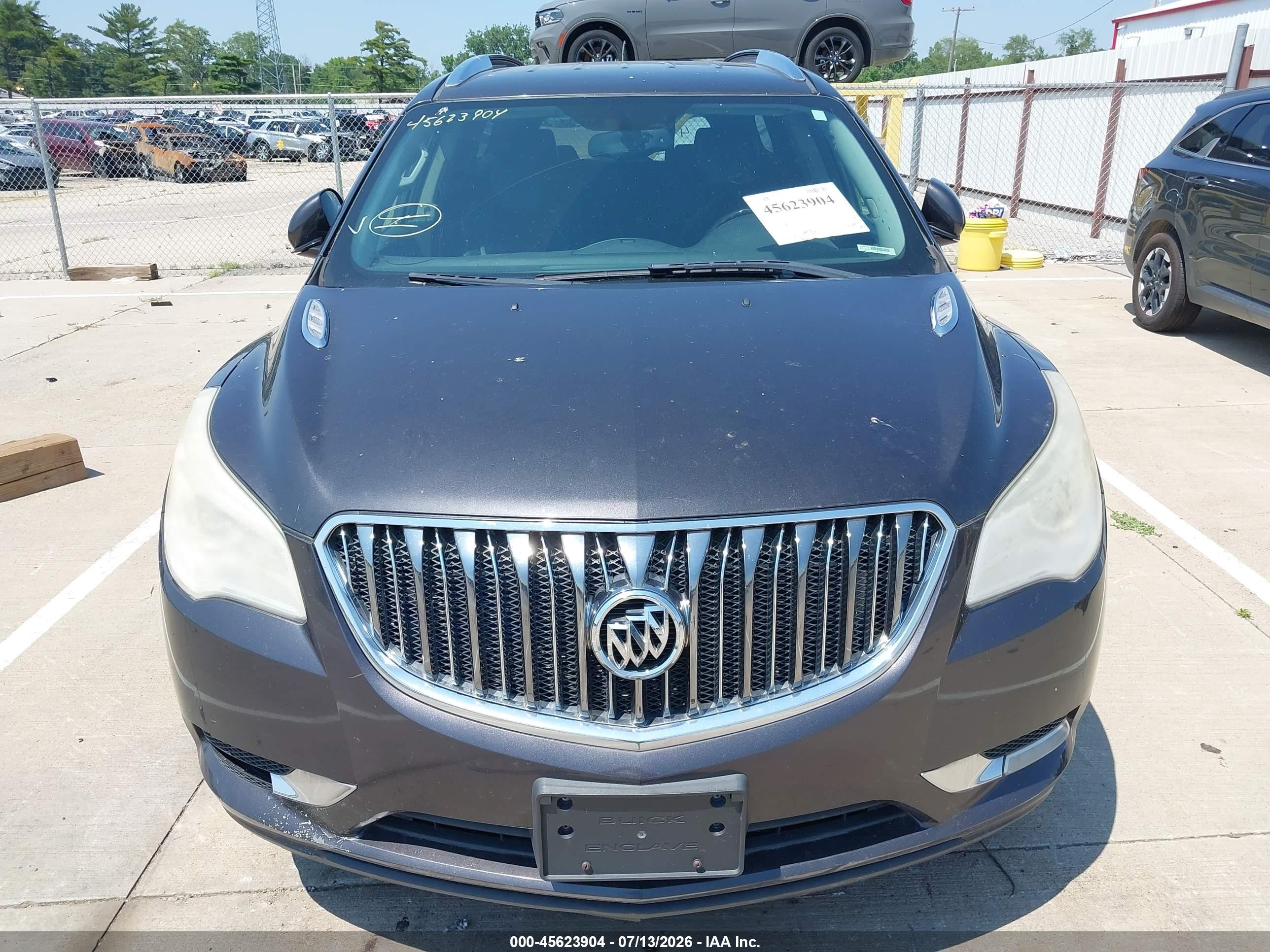 2015 Buick Enclave Leather Gray vin: 5GAKVBKD1FJ175593