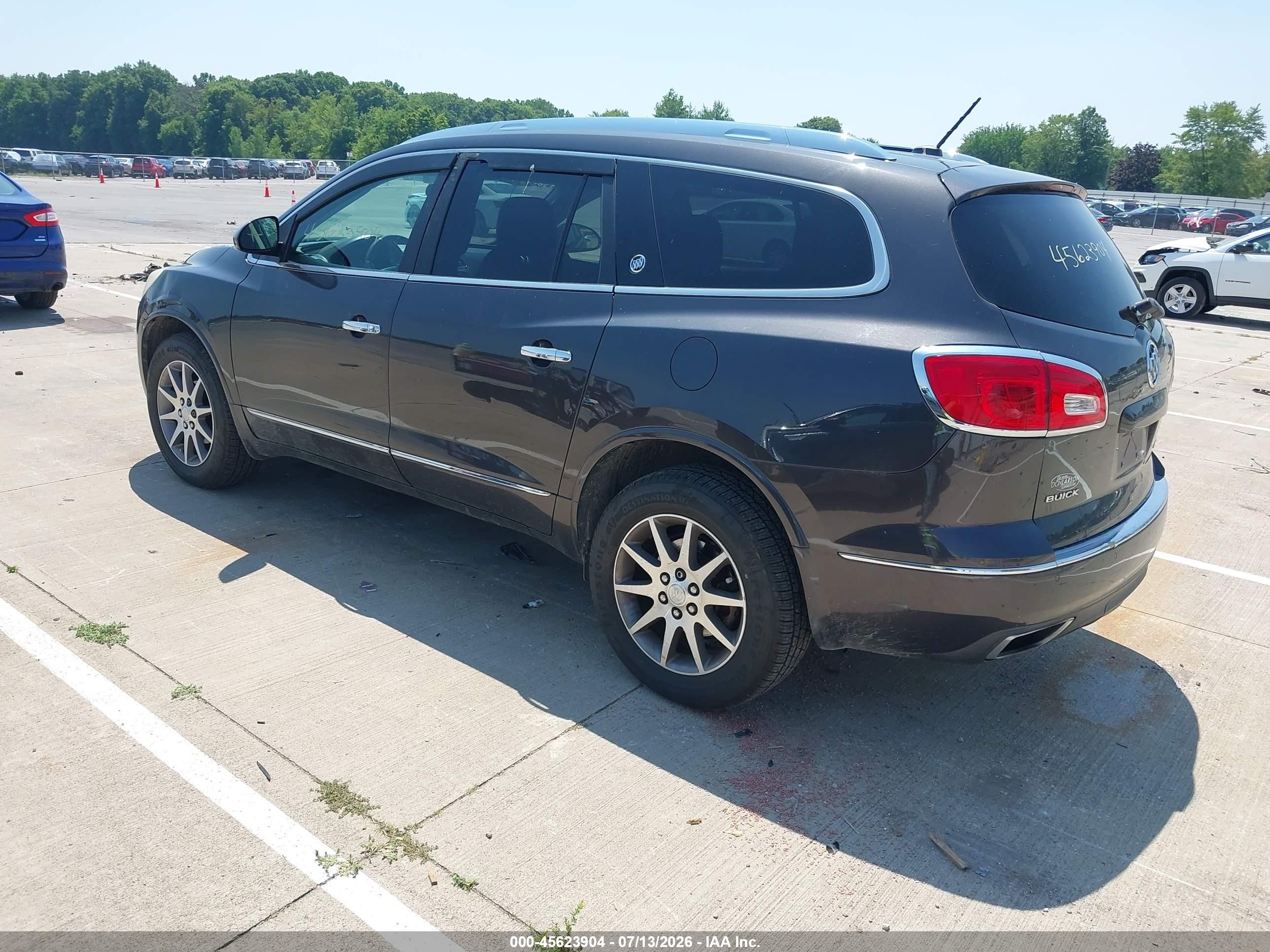 2015 Buick Enclave Leather Gray vin: 5GAKVBKD1FJ175593
