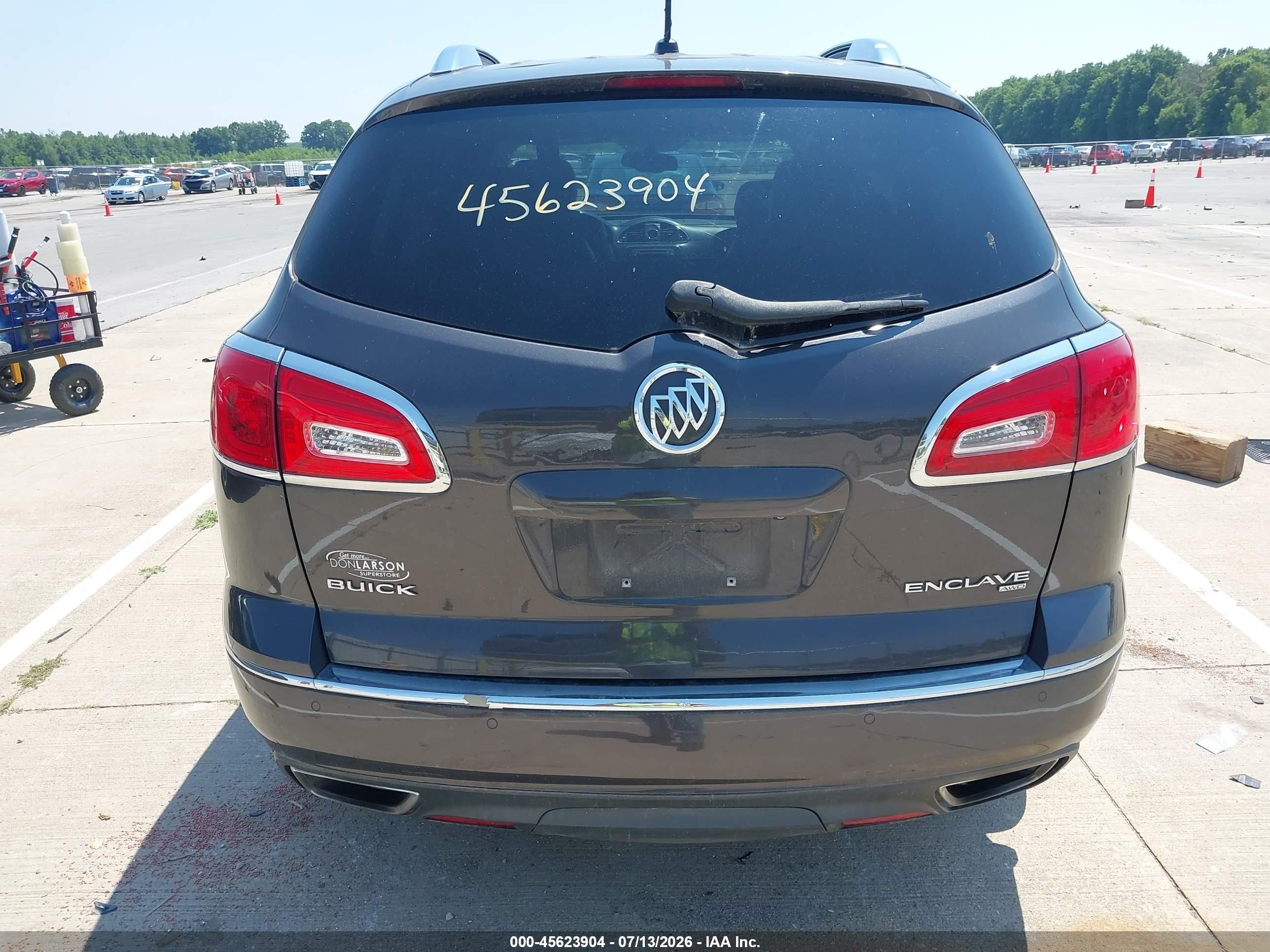 2015 Buick Enclave Leather Gray vin: 5GAKVBKD1FJ175593