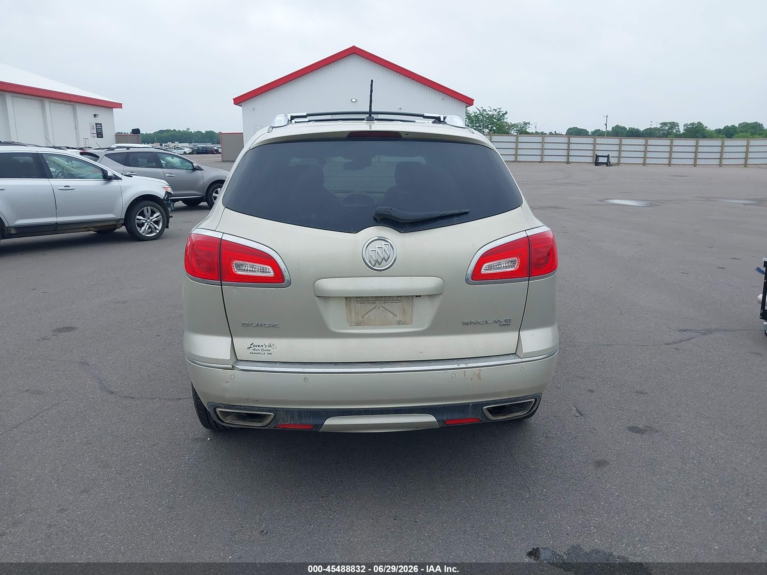 2015 Buick Enclave Leather Beige vin: 5GAKVBKD1FJ187307