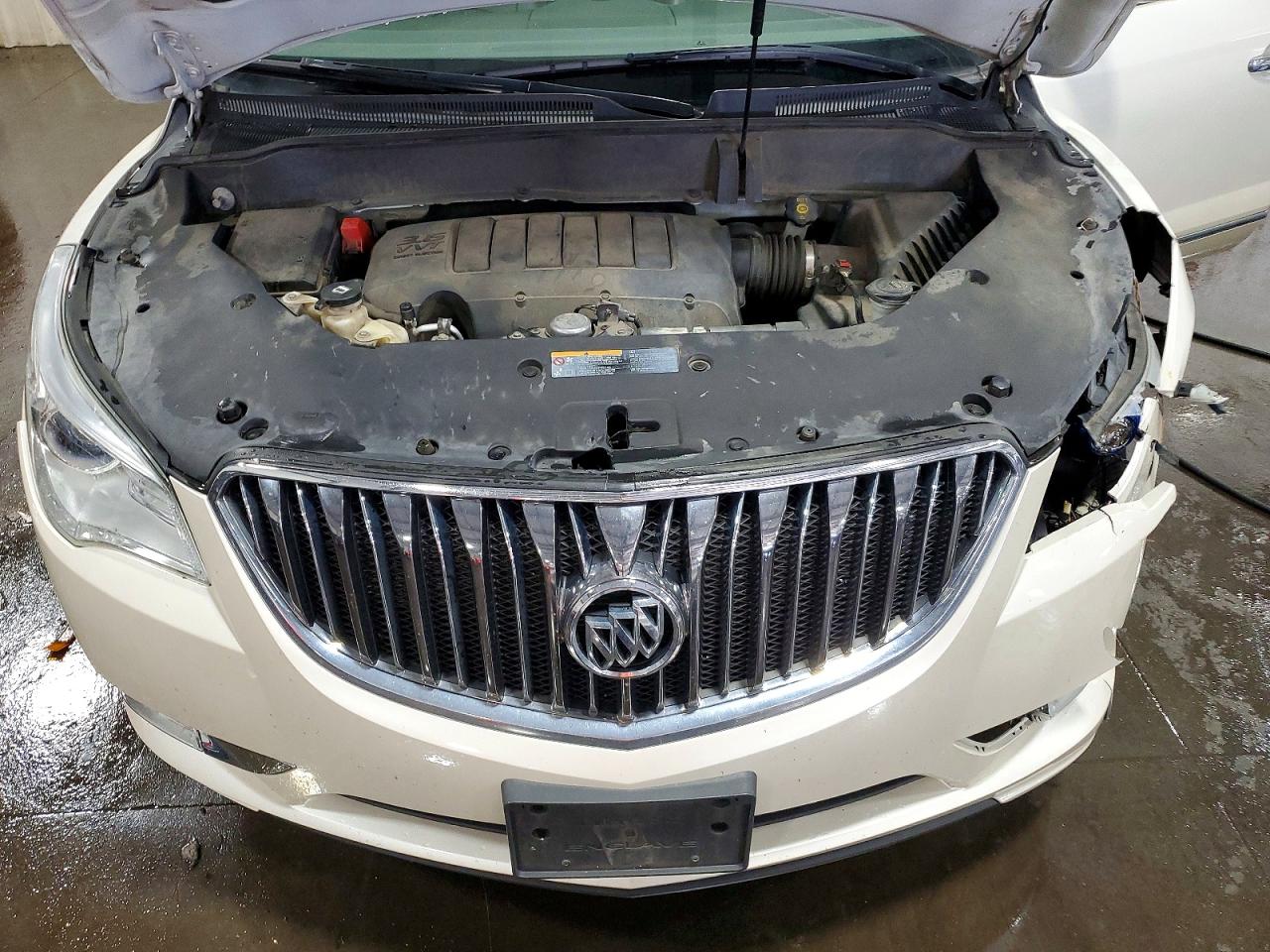 2015 Buick Enclave White vin: 5GAKVBKD1FJ273846