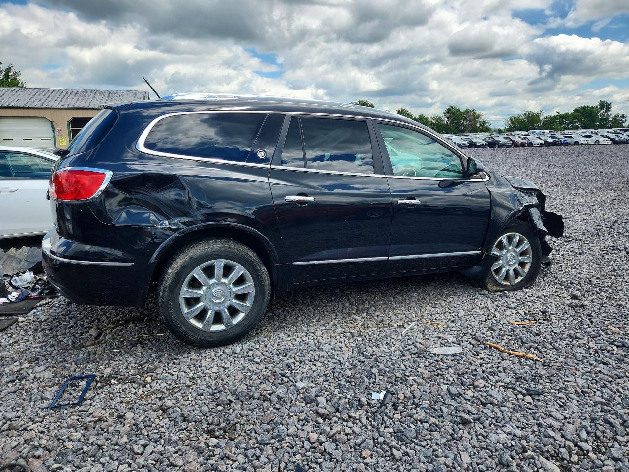 2015 Buick Enclave Черный vin: 5GAKVBKD1FJ325718