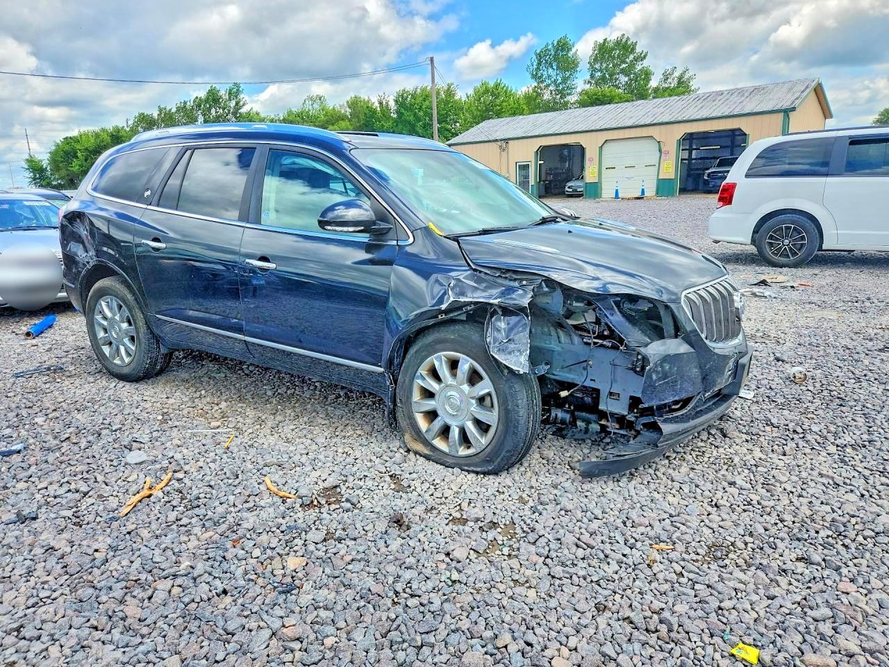 2015 Buick Enclave Черный vin: 5GAKVBKD1FJ325718