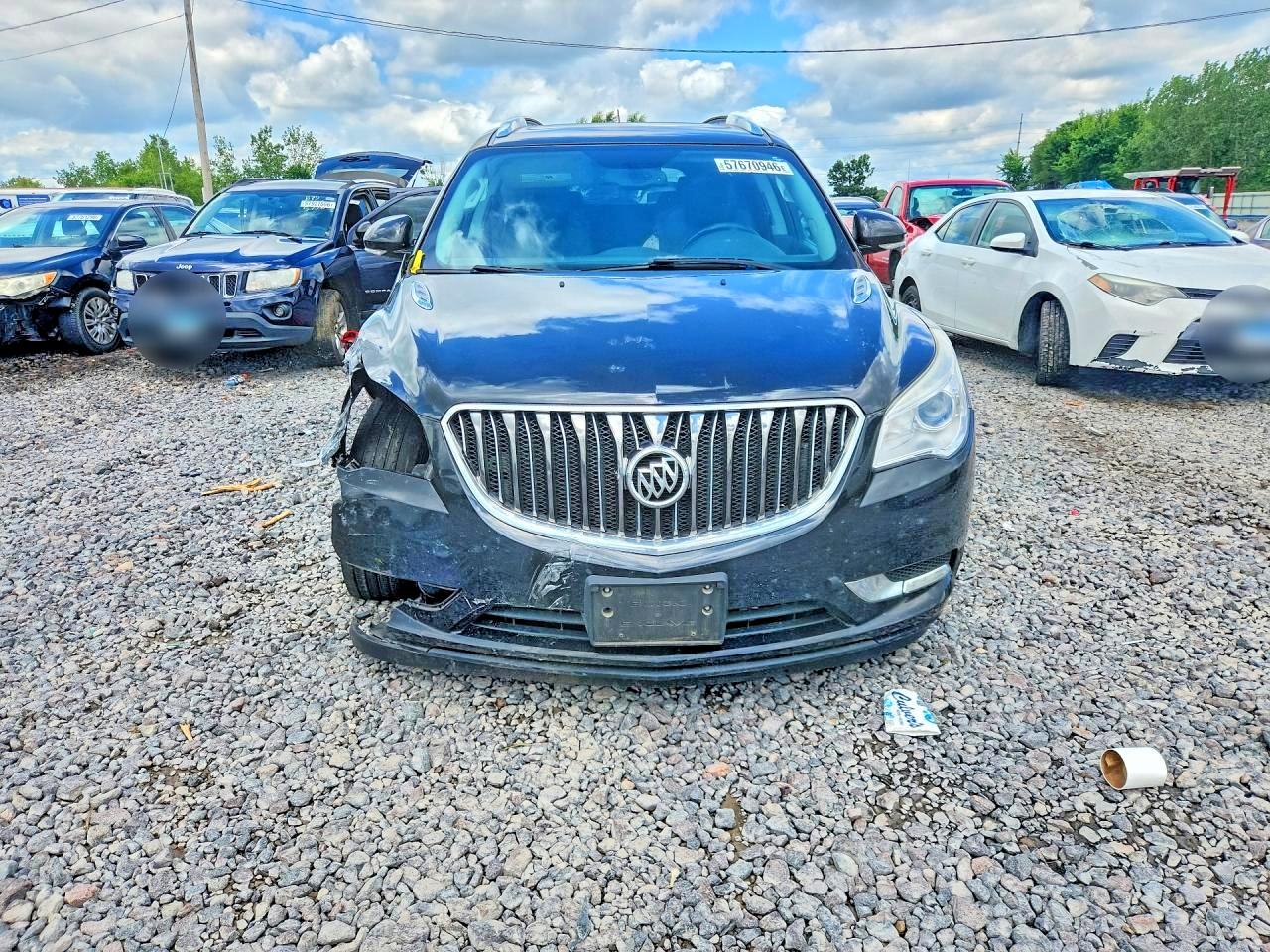 2015 Buick Enclave Черный vin: 5GAKVBKD1FJ325718