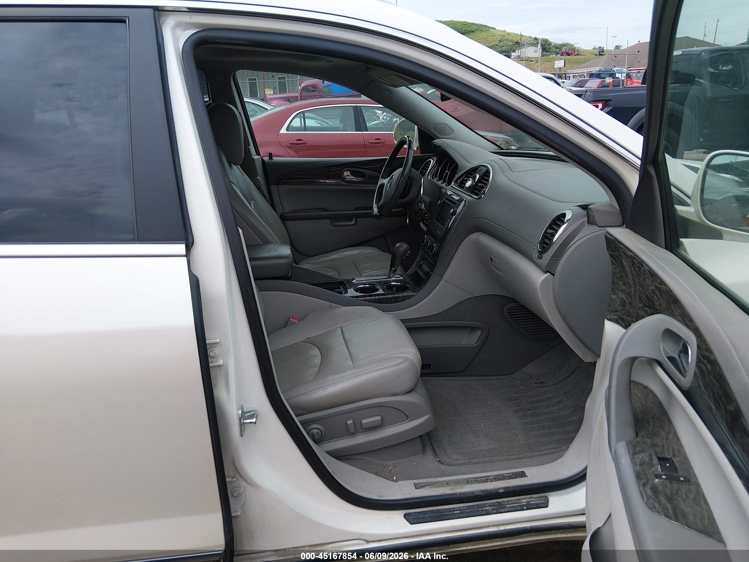 2014 Buick Enclave Leather White vin: 5GAKVBKD2EJ164441