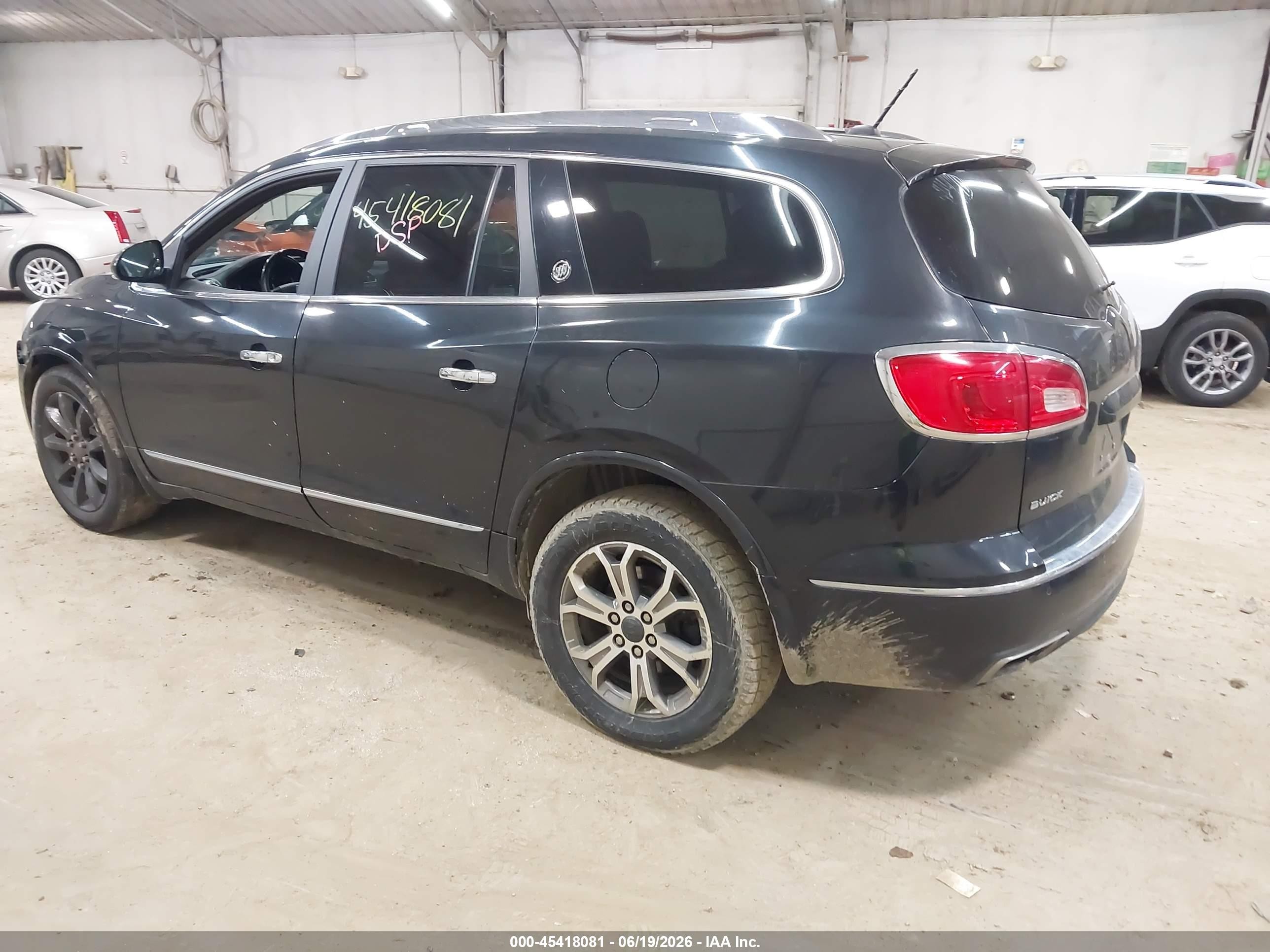 2014 Buick Enclave Leather Black vin: 5GAKVBKD2EJ260165