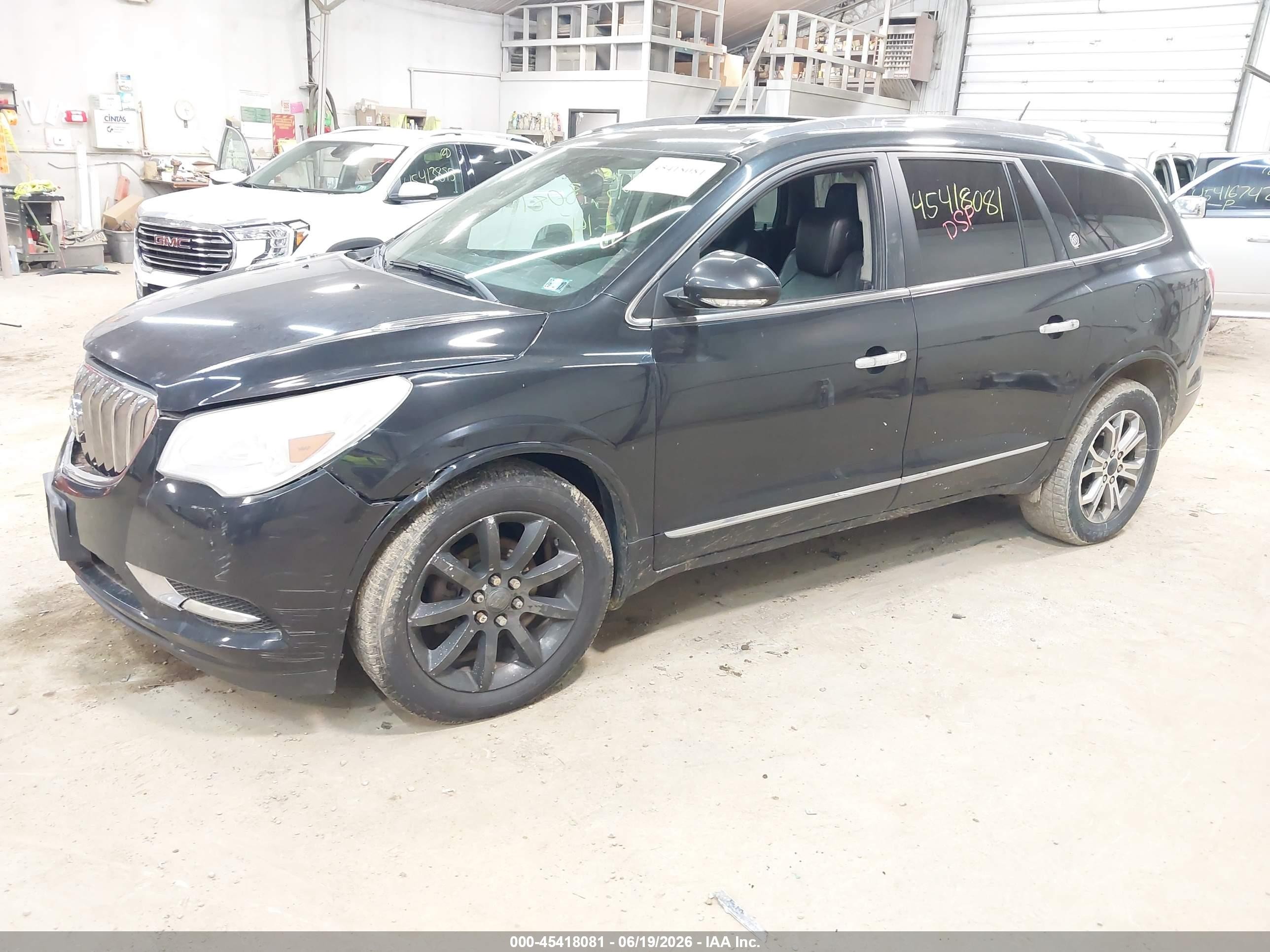 2014 Buick Enclave Leather Black vin: 5GAKVBKD2EJ260165