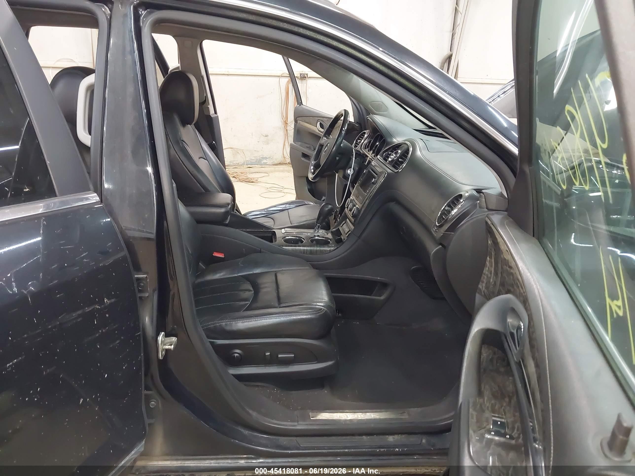 2014 Buick Enclave Leather Black vin: 5GAKVBKD2EJ260165