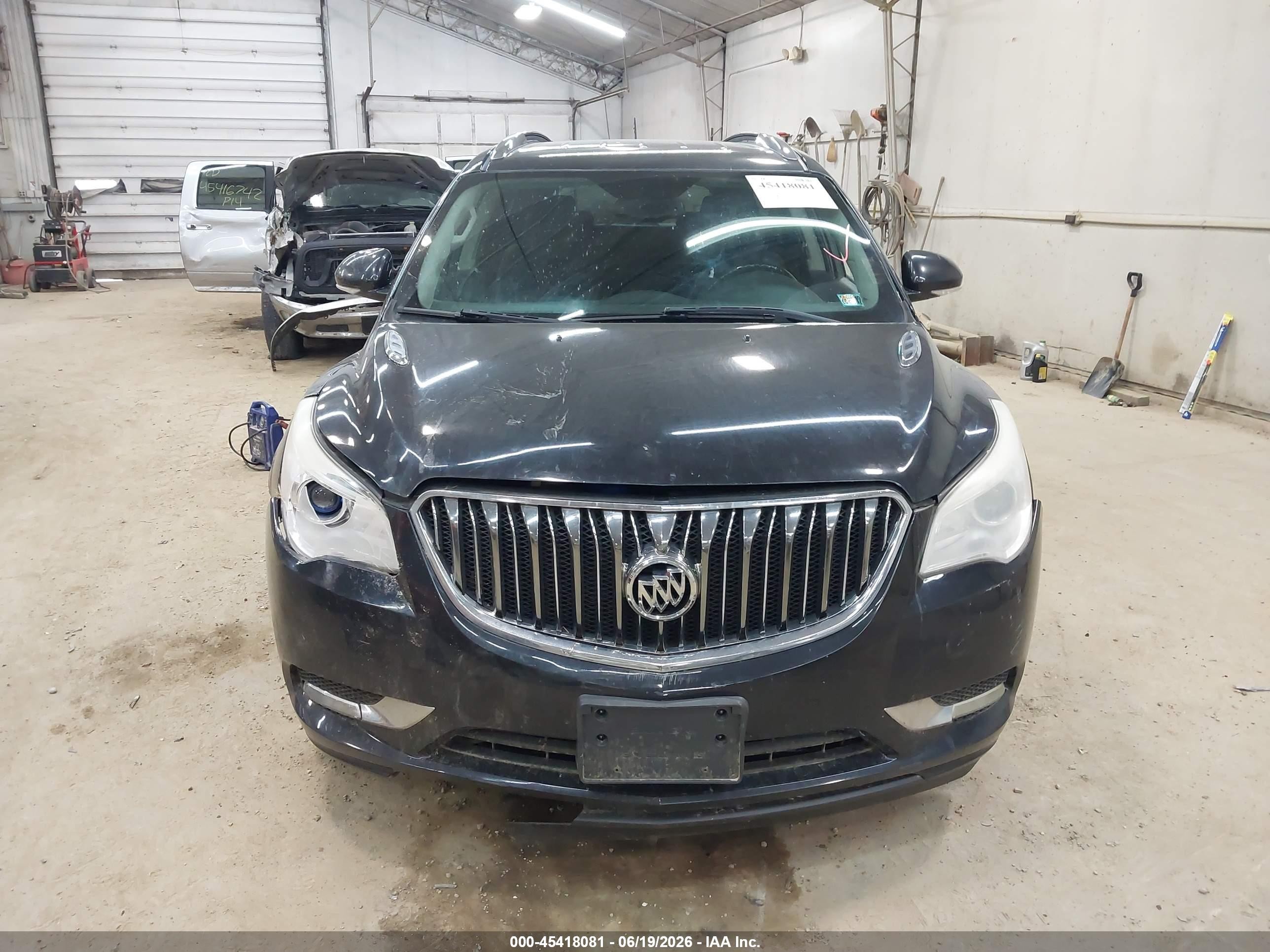 2014 Buick Enclave Leather Black vin: 5GAKVBKD2EJ260165