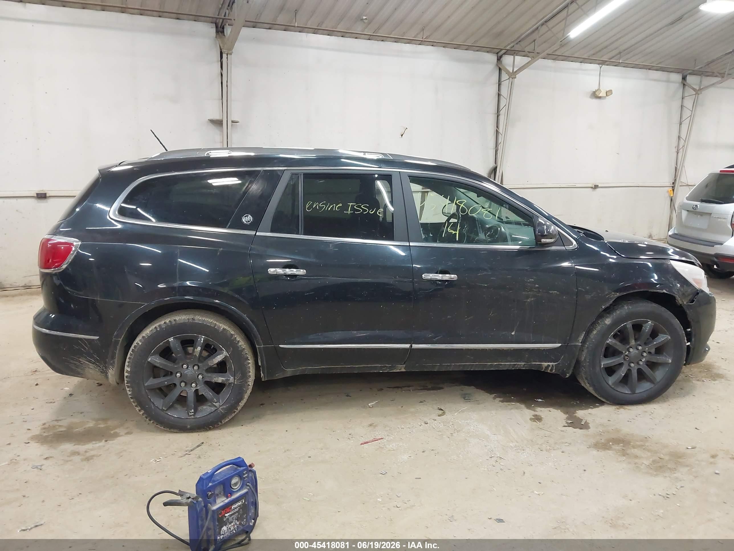 2014 Buick Enclave Leather Black vin: 5GAKVBKD2EJ260165