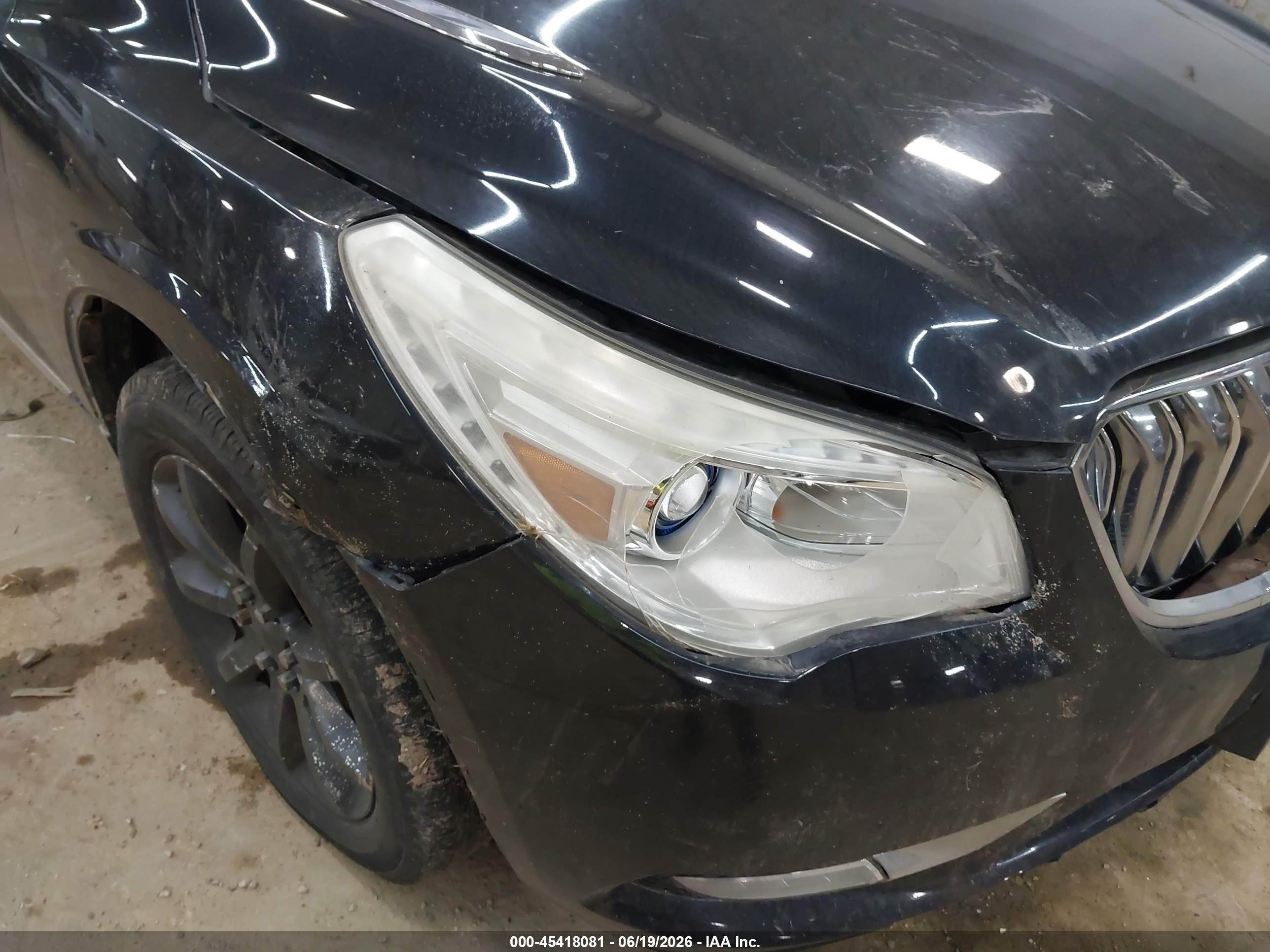2014 Buick Enclave Leather Black vin: 5GAKVBKD2EJ260165