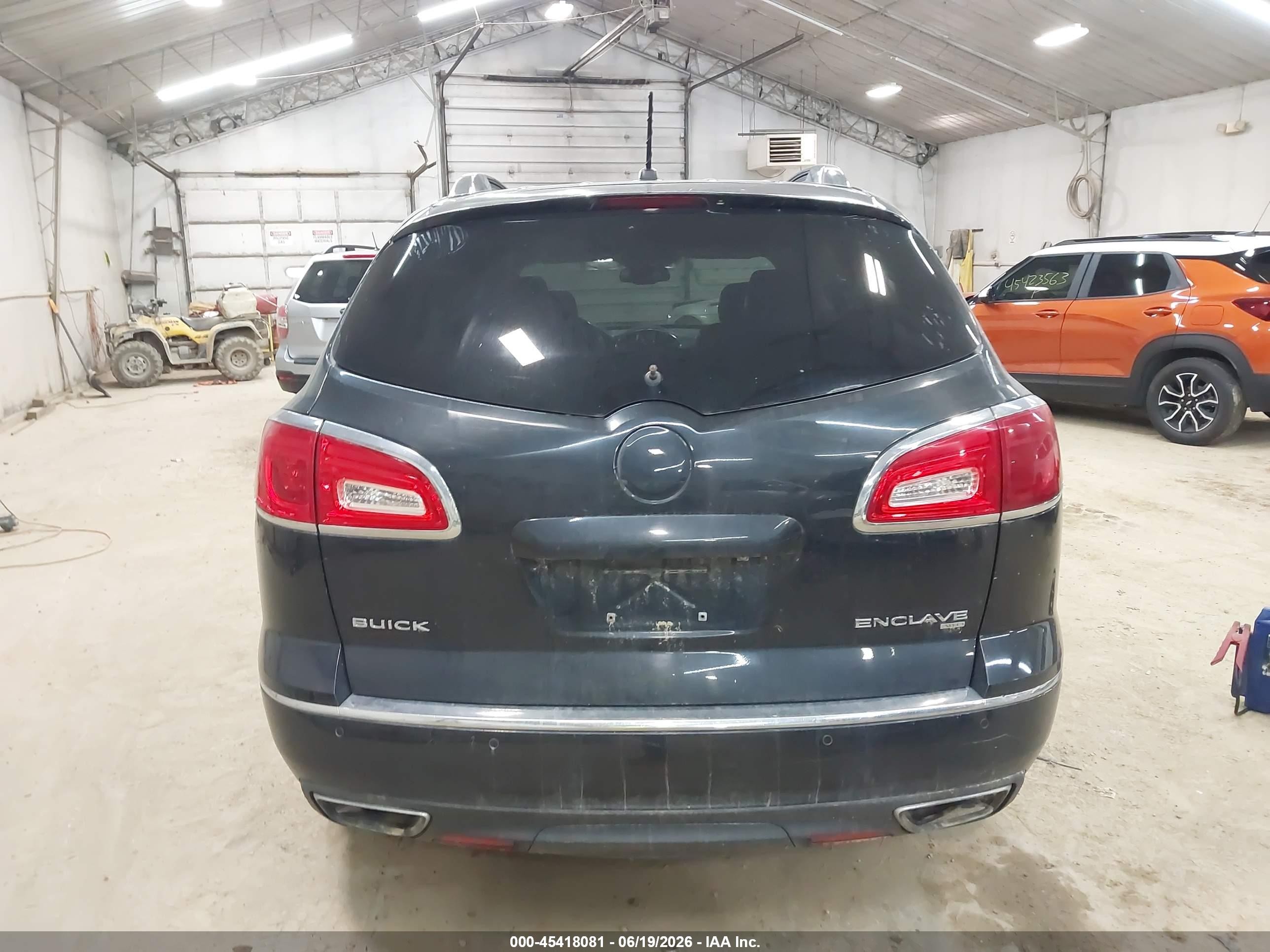 2014 Buick Enclave Leather Black vin: 5GAKVBKD2EJ260165