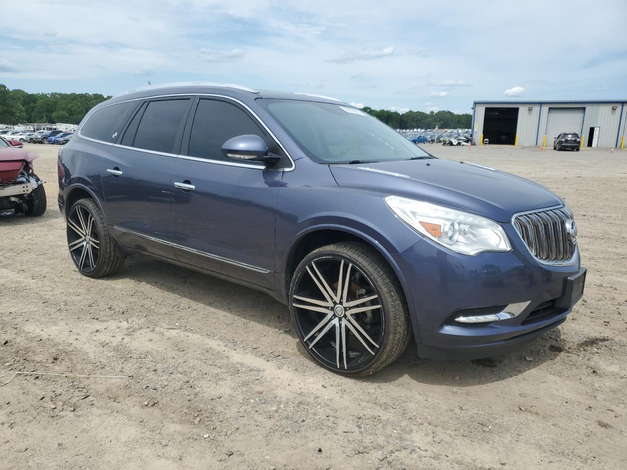 2014 Buick Enclave Blue vin: 5GAKVBKD2EJ308506
