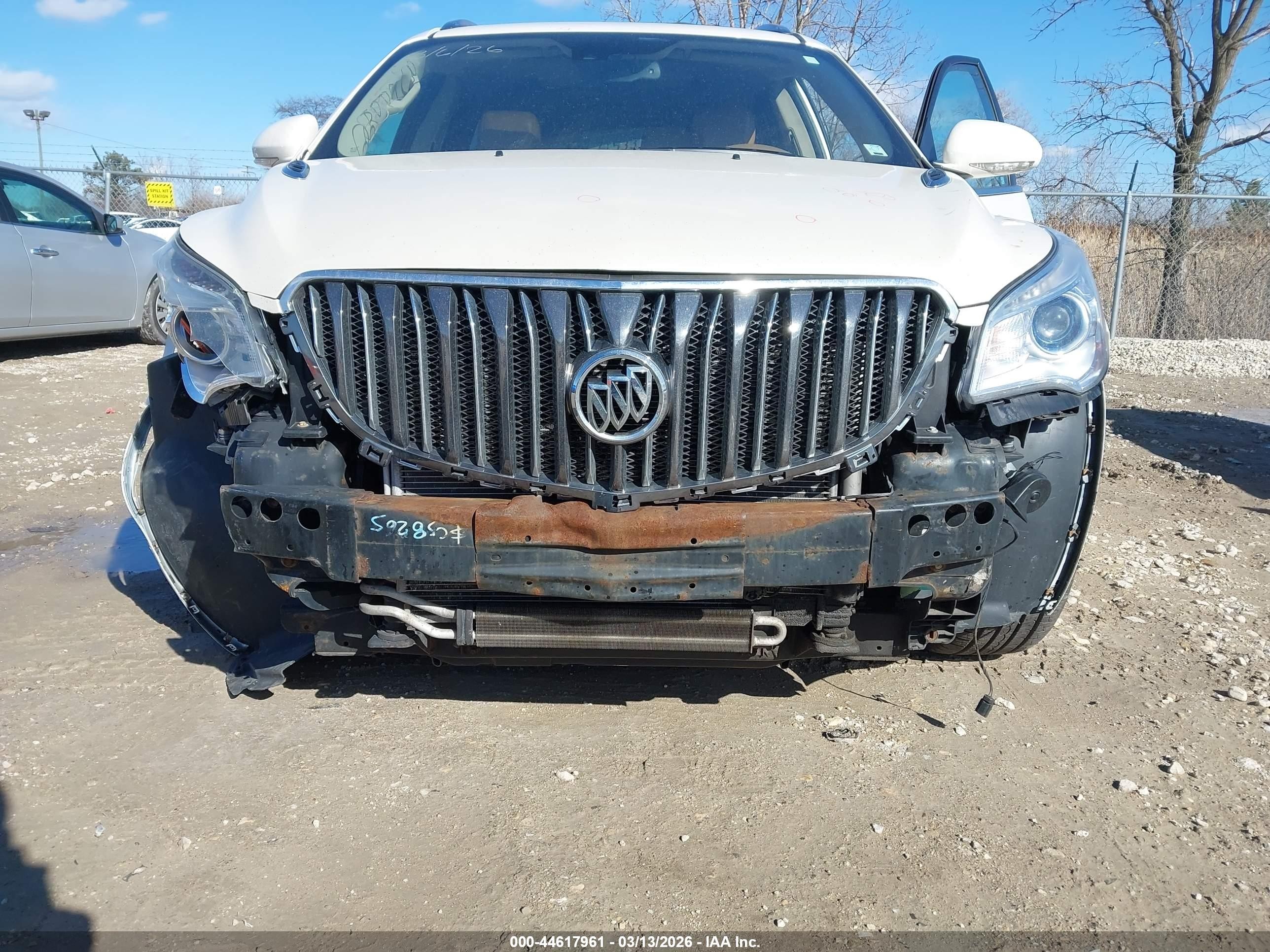 2015 Buick Enclave Leather White vin: 5GAKVBKD2FJ148032