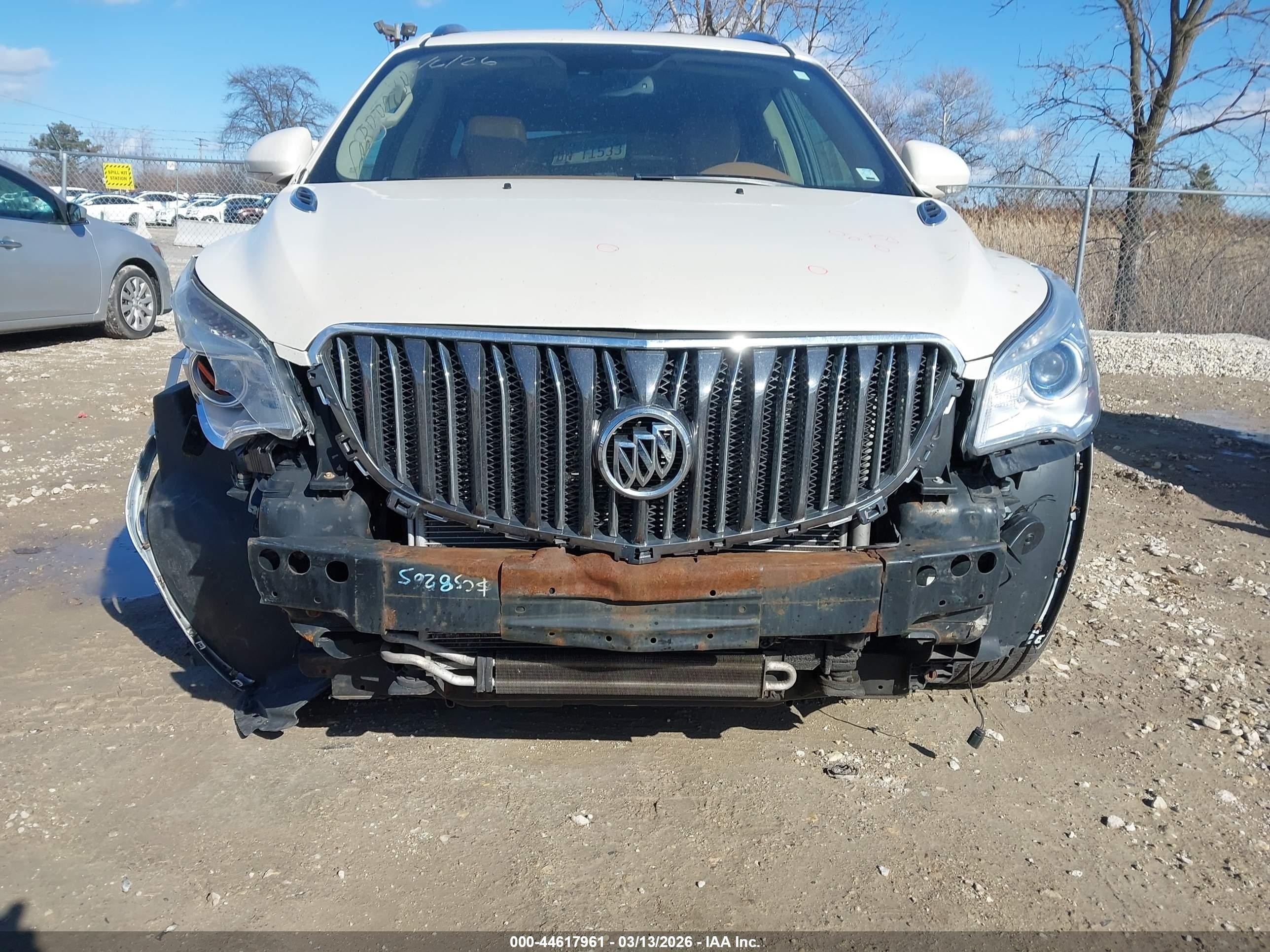 2015 Buick Enclave Leather White vin: 5GAKVBKD2FJ148032