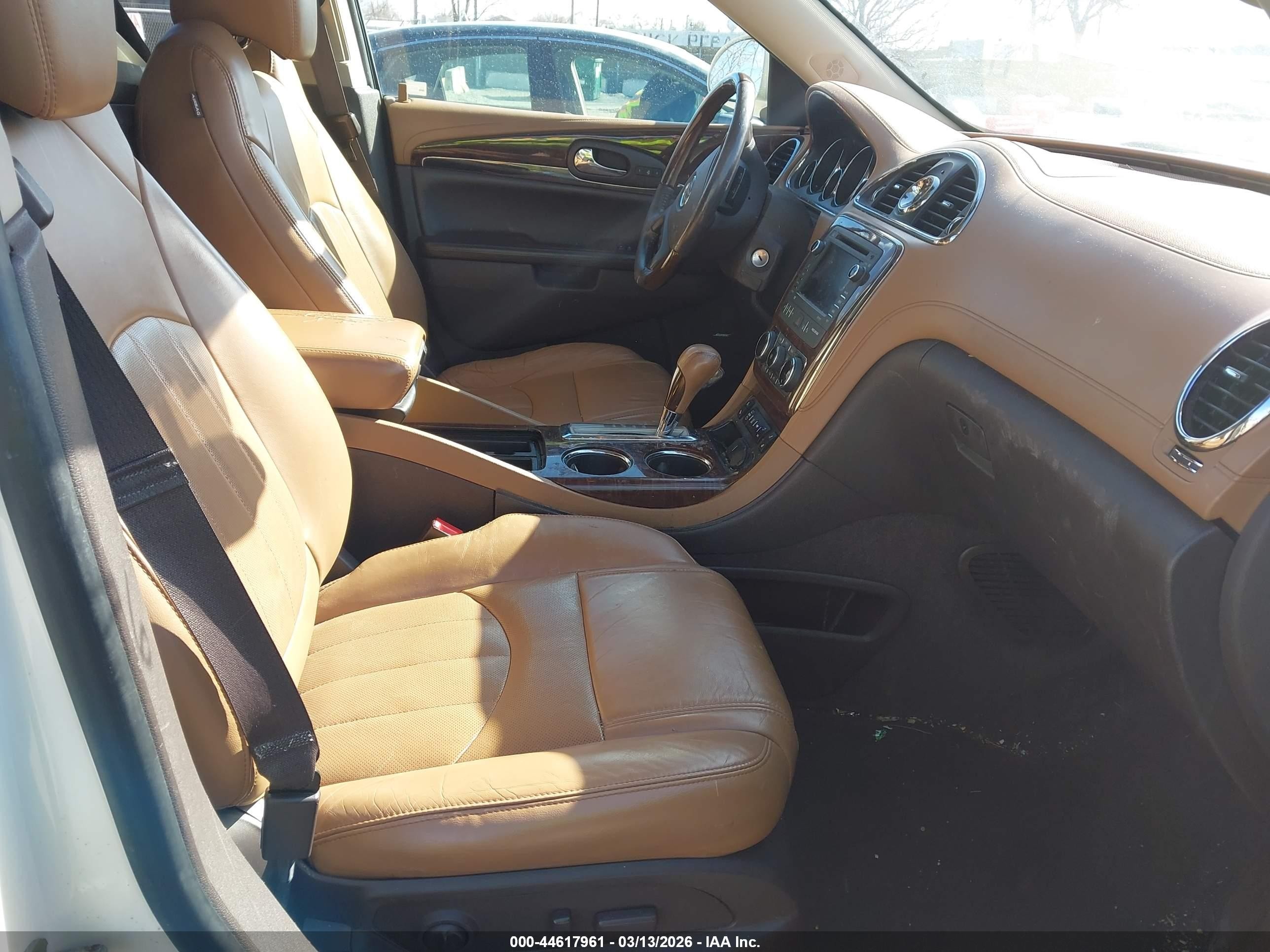 2015 Buick Enclave Leather White vin: 5GAKVBKD2FJ148032