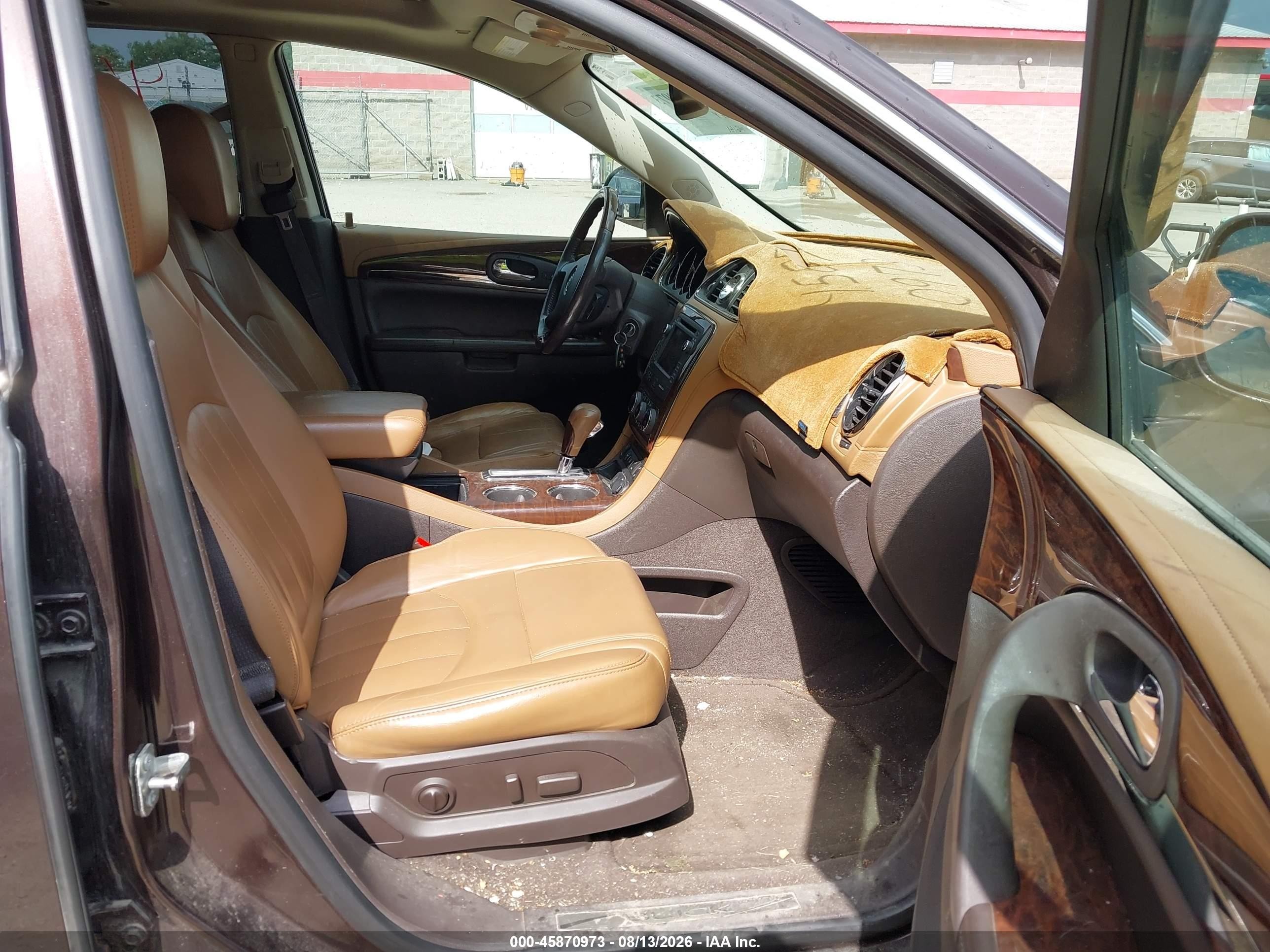 2015 Buick Enclave Leather Brown vin: 5GAKVBKD2FJ252228