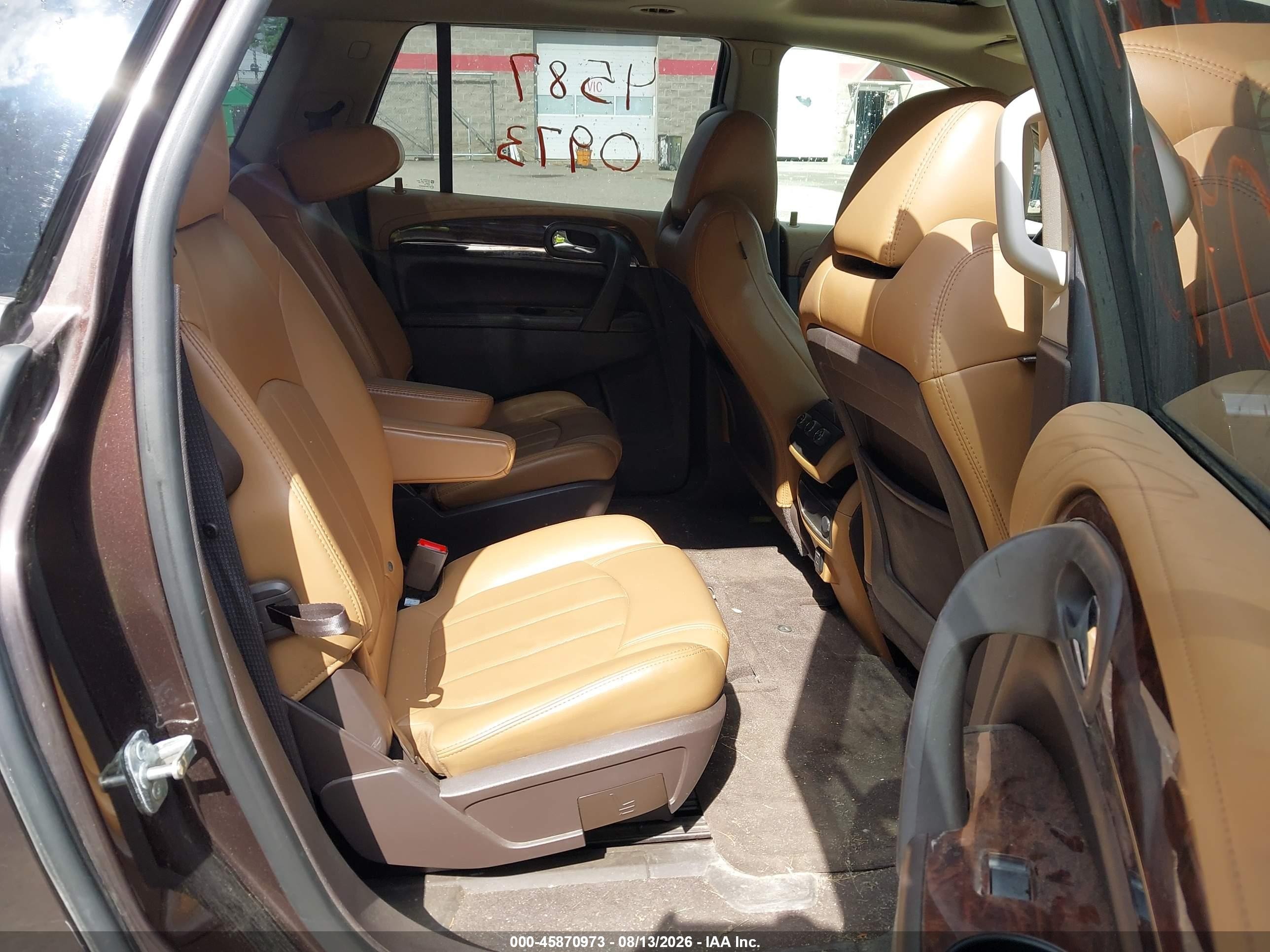 2015 Buick Enclave Leather Brown vin: 5GAKVBKD2FJ252228