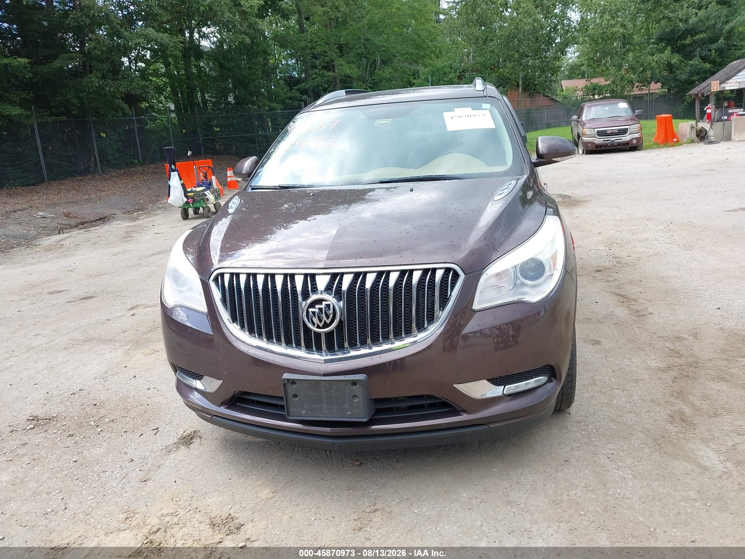 2015 Buick Enclave Leather Brown vin: 5GAKVBKD2FJ252228