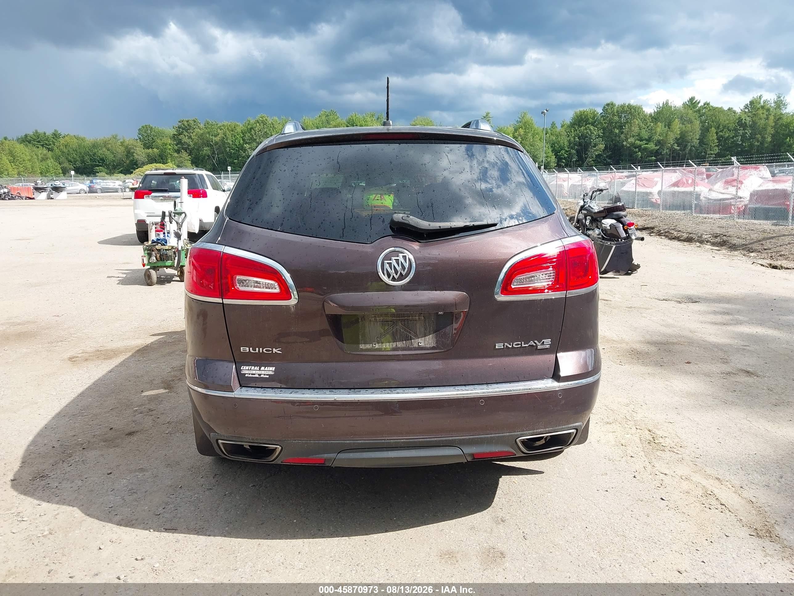 2015 Buick Enclave Leather Brown vin: 5GAKVBKD2FJ252228